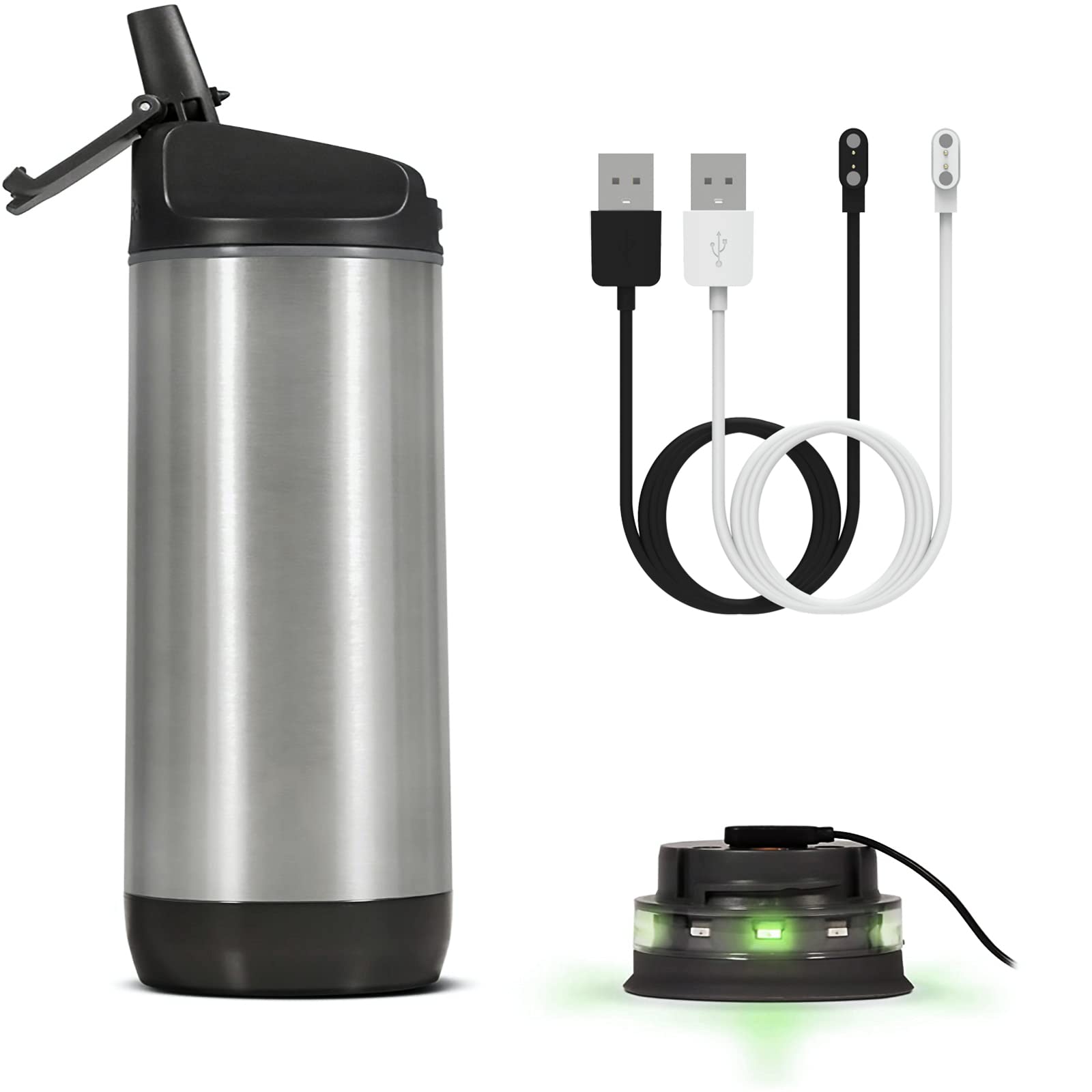 Fitturn Usb Charger Compatible With Hidratespark Pro Steel/Hidratespark Pro Smart Water Cup Replacement Charging Dock Cables Cha