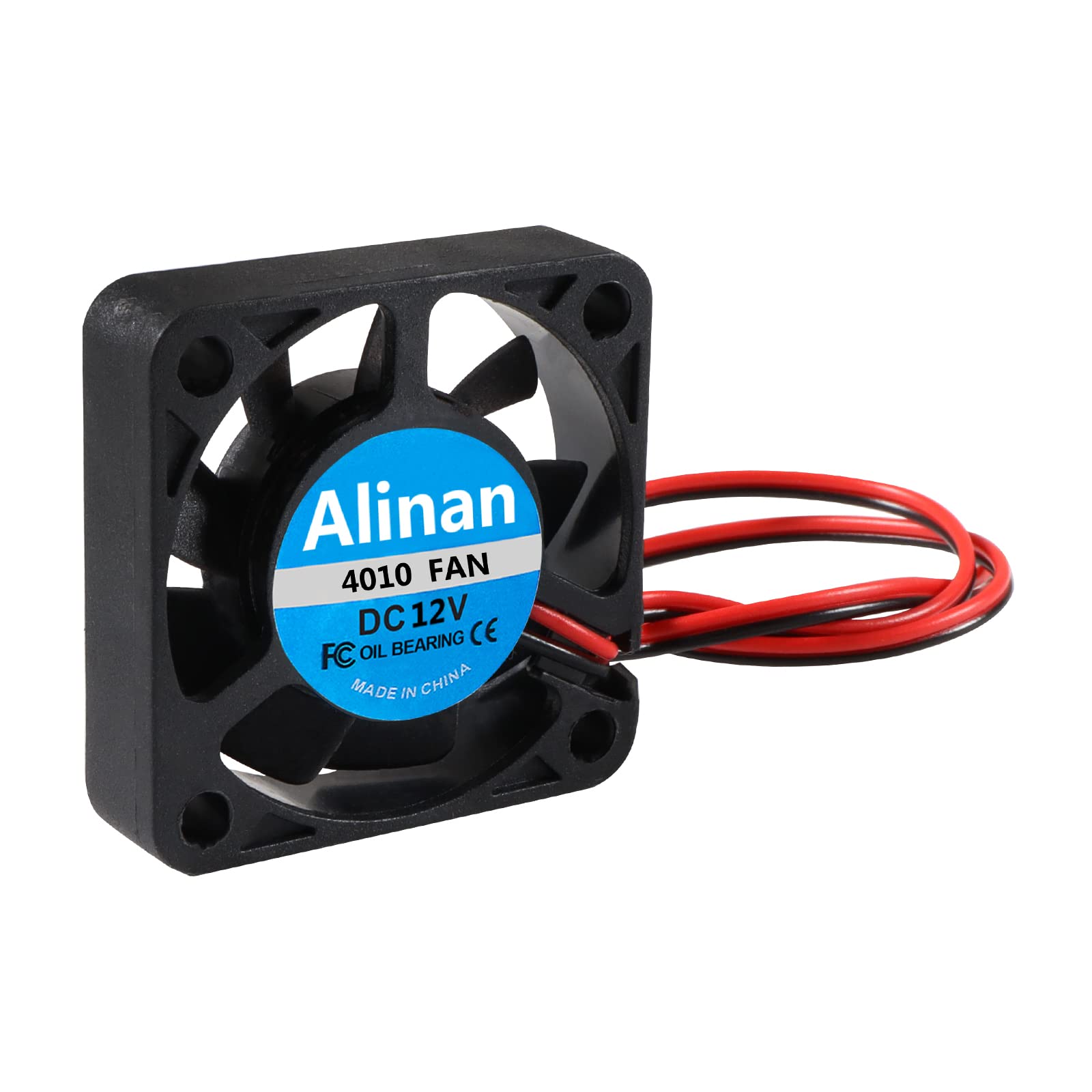 Alinan 6Pcs 4010 12V Sleeve Bearing Brushless Cooling Fan 40 * 40 * 10Mm With 2Pin Terninal 3D Printer Cooling Fan Computer Fan
