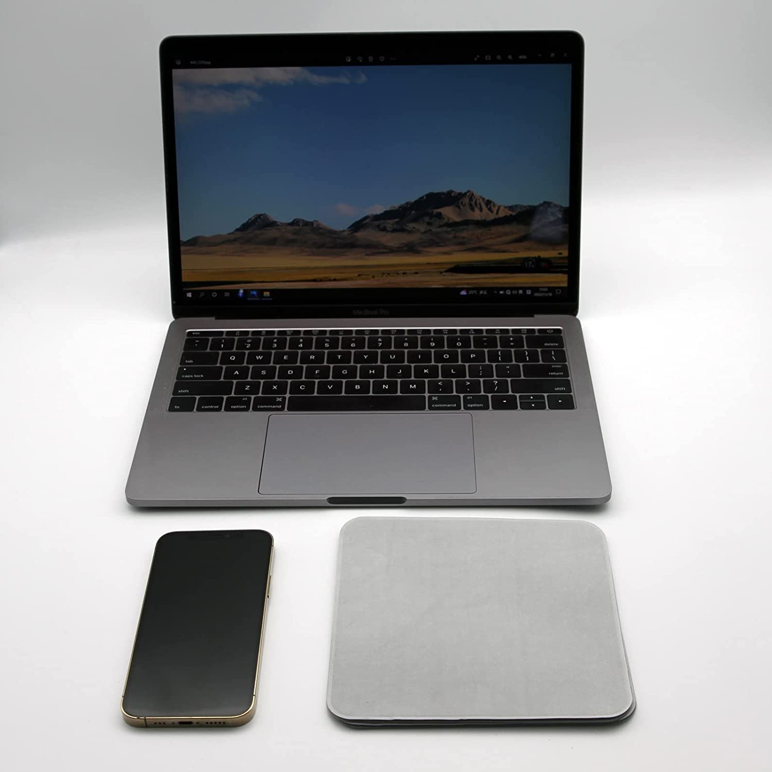 Aawipes Polishing Cloths (6.3'' X 6.3'' Grey Superfine) Compatible With Apple Iphone, Ipad, Macbook, Iwatch, Soft & Nonabrasive