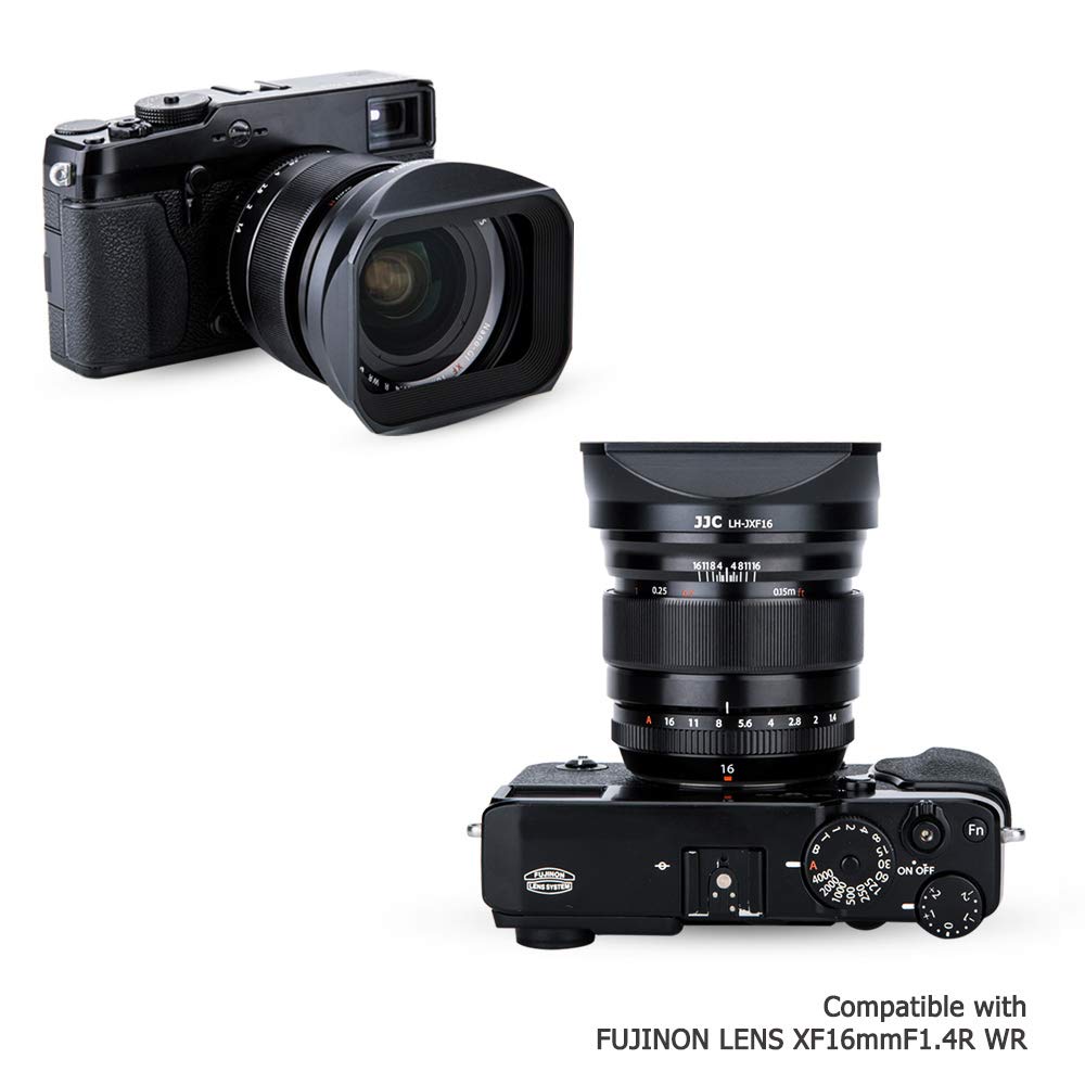 Jjc Bayonet Dedicated Metal Lens Hood For Fuji Fujifilm Fujinon Lens Xf 16Mm F1.4 R Wr, Replaces Fuji Lh Xf16 Lens Hood (Standar