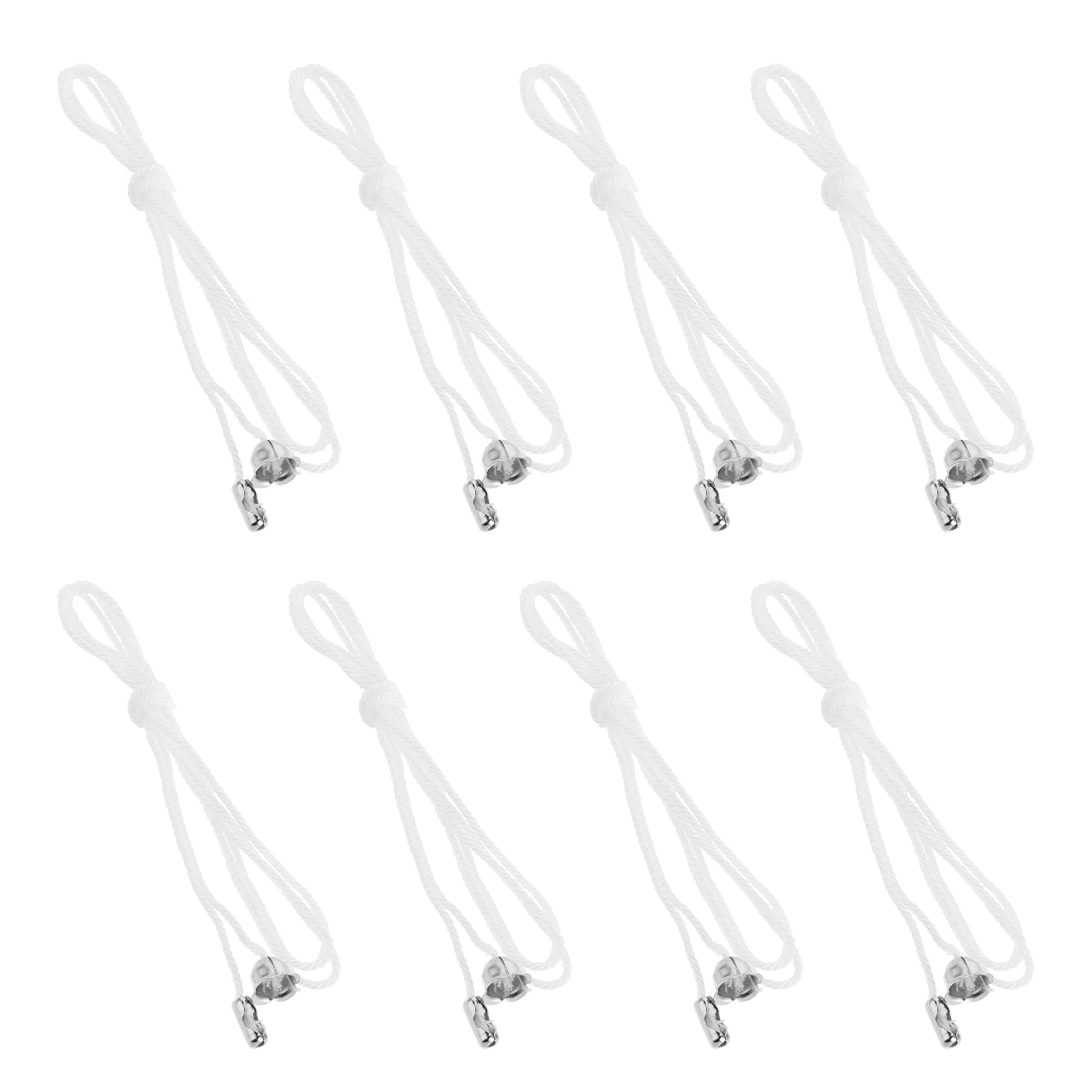 Sliverdew 8 Pack Pull Cord For Ceiling Switch Ceiling Fan Pull Chain Extender Light Pull Cord String With Connector Pull Chain E