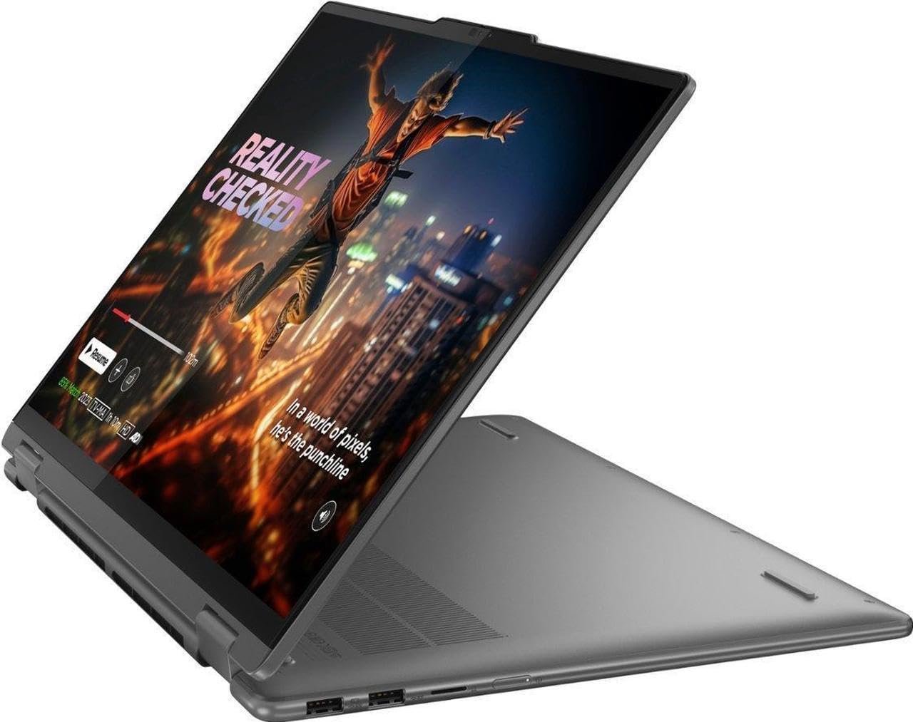 Lenovo Yoga 2 In 1 16 2K Touchscreen Laptop | Intel Core Ultra 7 155U | Intel Hd Graphics | Backlit | Fingerprint | 16Gb Ram Ddr