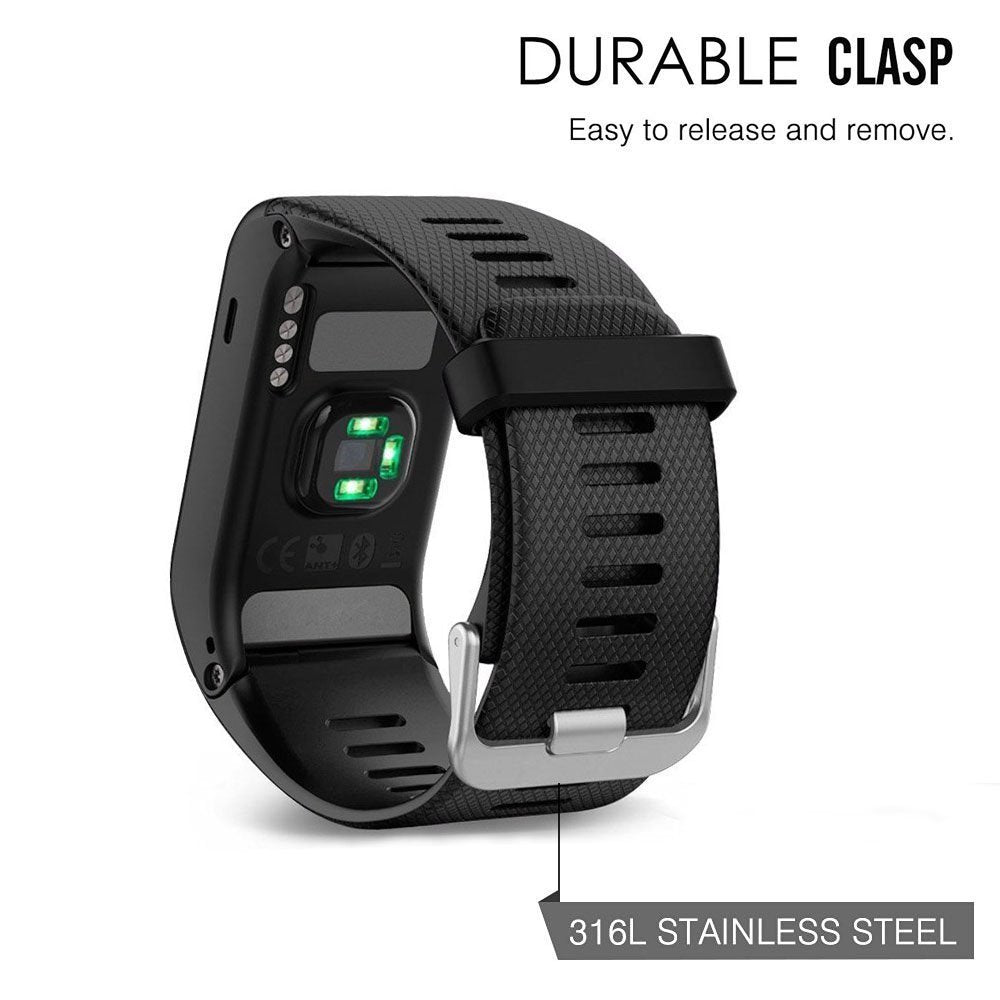 Band For Garmin Vivoactive Hr Watch, Soft Silicone Wristband Replacement Band For Garmin Vivoactive Hr Sports Watch