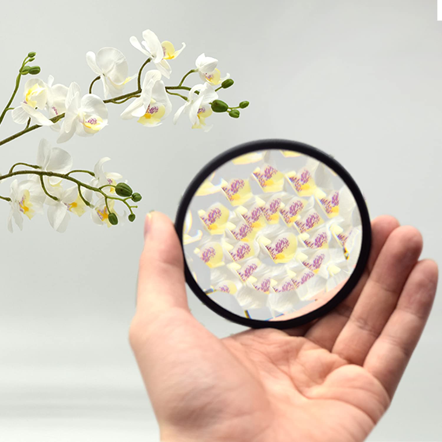 Fotoconic 77Mm Kaleidoscope Glass Prism Camera Lens Filter Variable Number Of Subjects Slr Photography Accessories