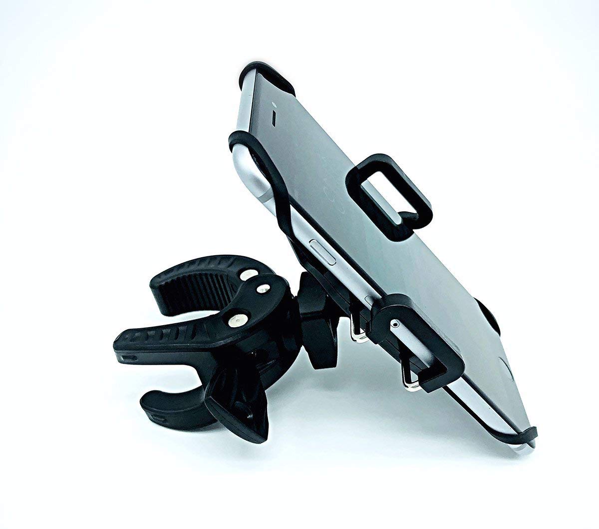 Ampcaddy Phone Holder With Clamp   Universal Cell Mount Holder For Bike, Boat, Car, Golf Cart And Stroller, Fits Iphones, Samsun