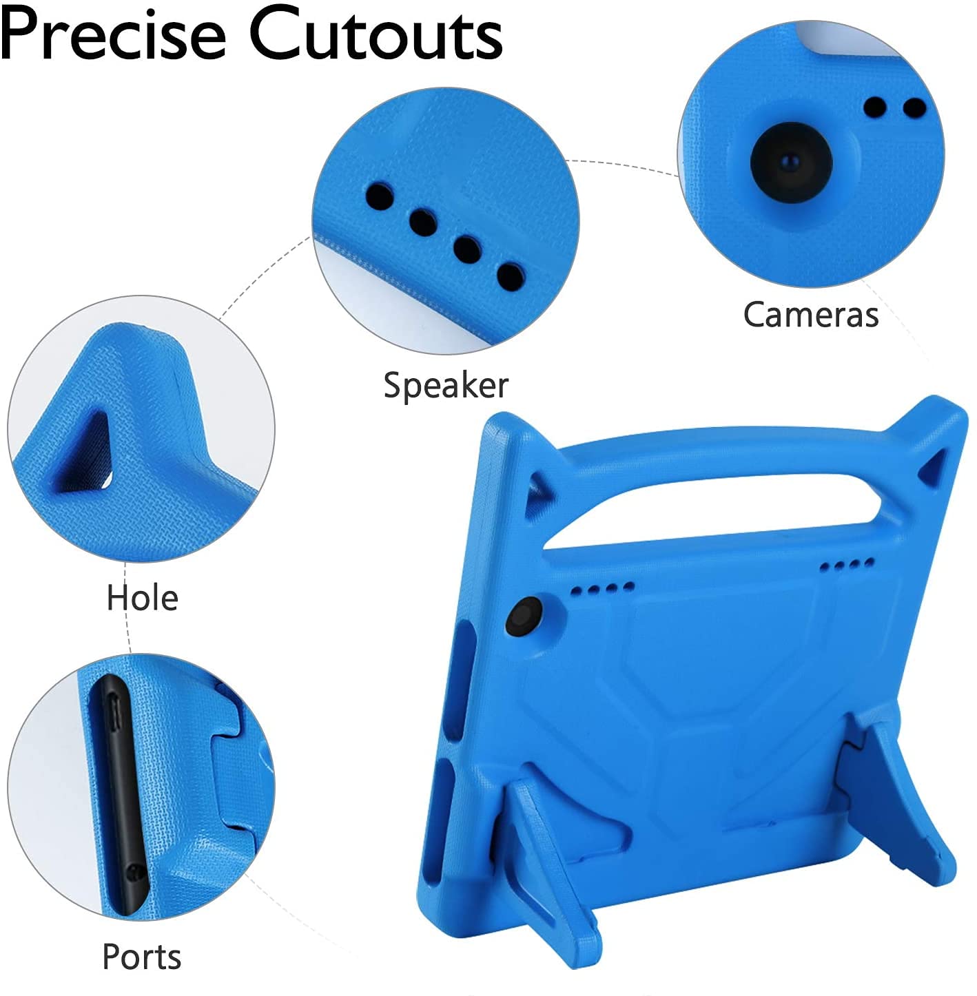 Kids Tablet Case For 8 Tablet(2020/2022 Release,10Th/12Th Generation),Dinines Incompatible With Ipad Samsung 8Inch Tablet,Anti S