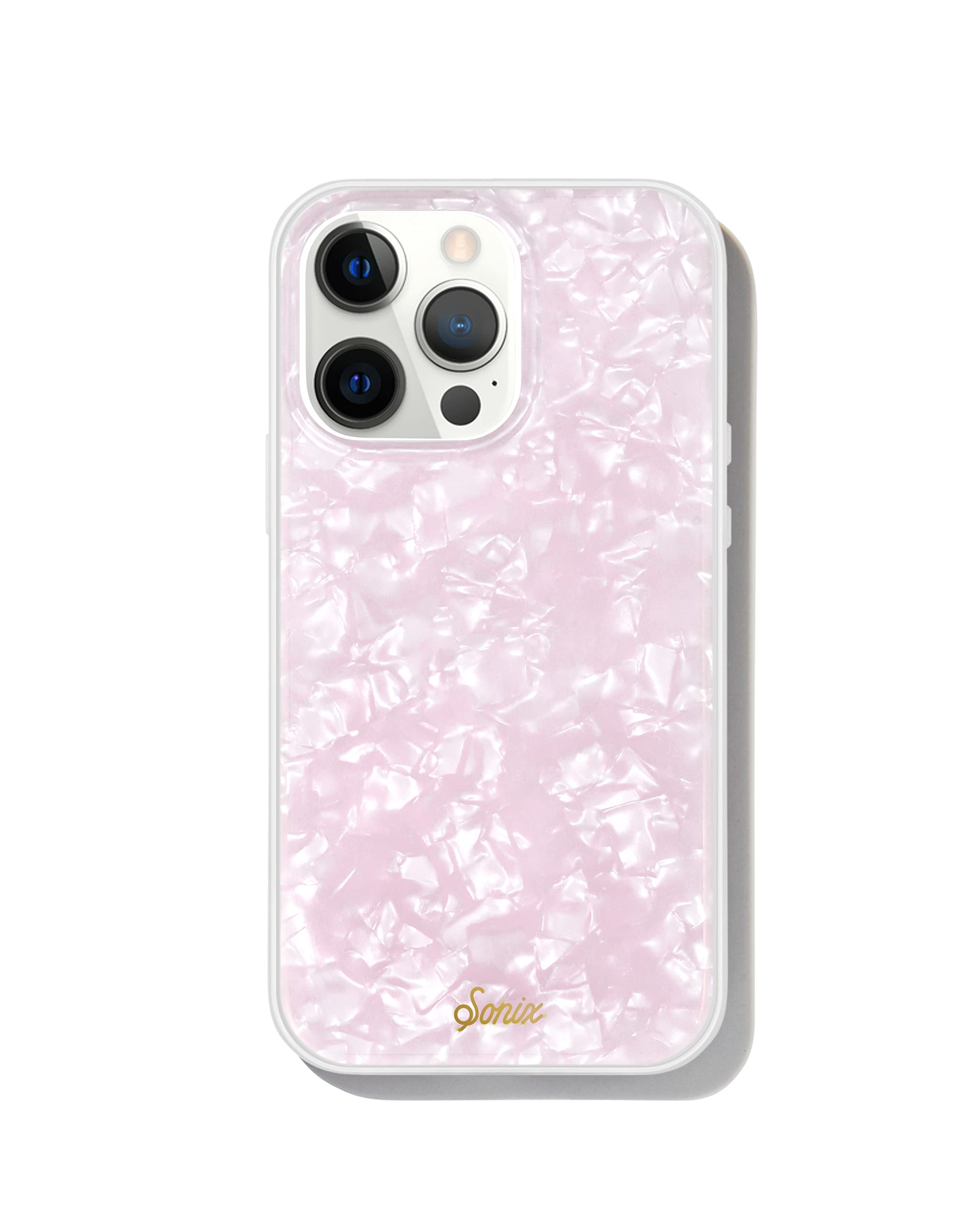 Sonix Phone Case for iPhone 13 Pro | 10ft Drop Tested | Pink Tortoiseshell Print | Pink Pearl Tort