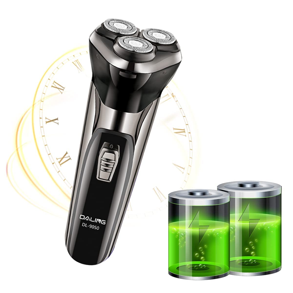 Teenway 3 In 1 Electric Shaver   100% Waterproof Electric Shaver Wet & Dry Rotary Shavers