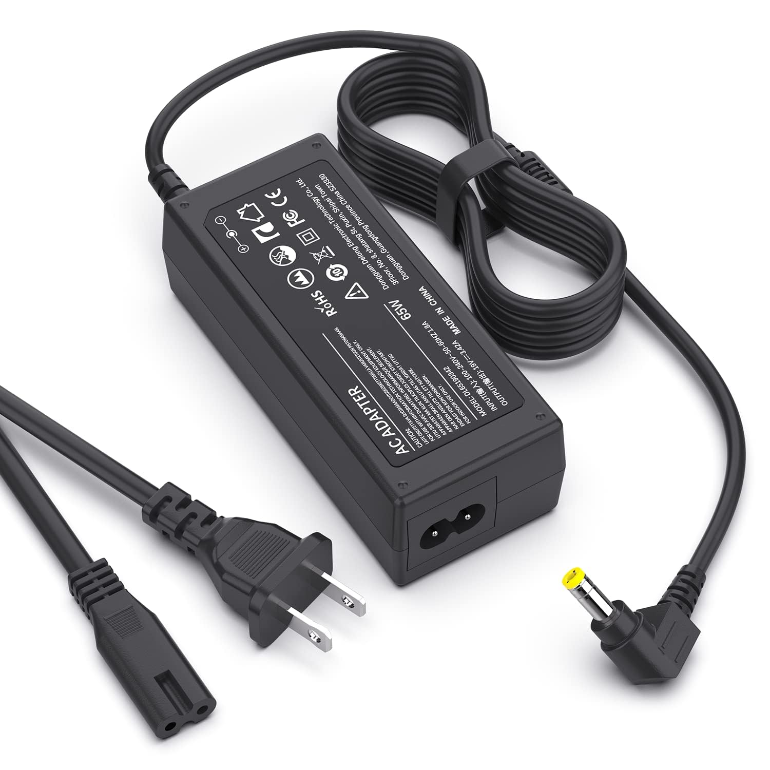 65W Laptop Adapter Power Charger For Toshiba Satellite C55 C655 C850 C50 L755 C855 L655 L745 P50 C855D C55D S55;Portege Z30 Z930 Z830;Satellite Radius 11 14 15 Pa3917U 1Aca Power Supply Cord