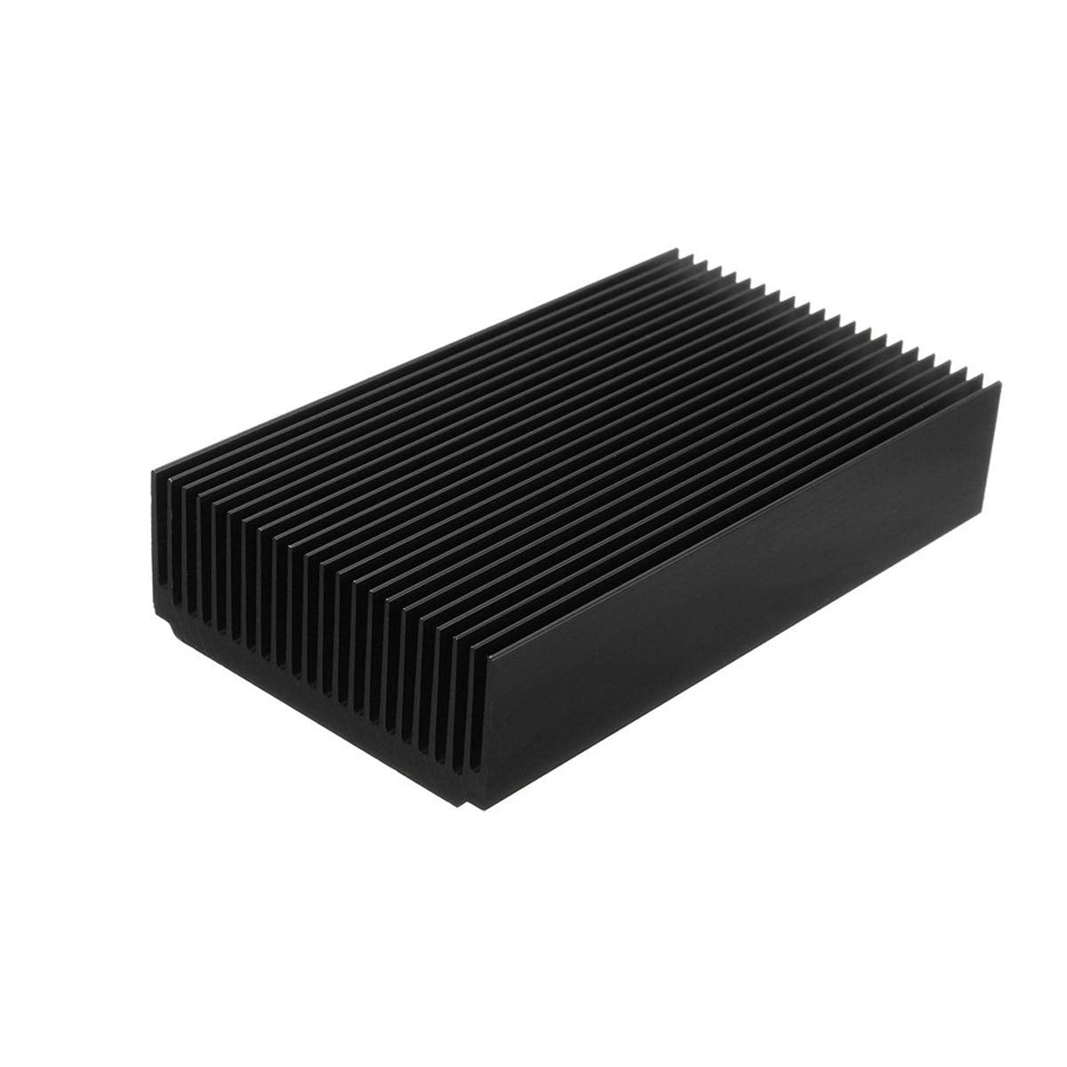 Aluminum Large Heatsink 4.72''X2.72''X1.06'' Inch /120X69X27Mm Heat Sink Cooling Black Oxide Radiator 22 Fin 120Mm For Computer Led Chip Power Charger Router Amplifier