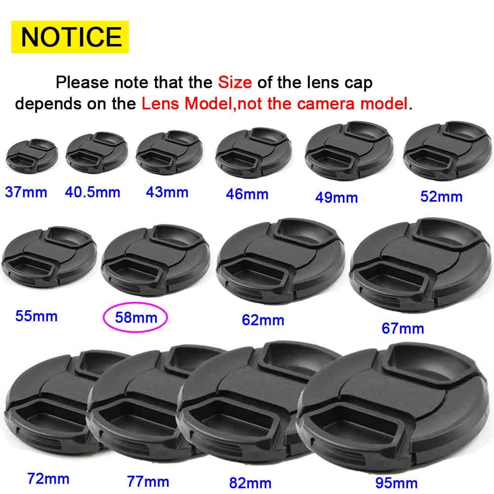 58Mm Lens Cap For Af S 50Mm F/1.8G Lens,Af S 50Mm F/1.4G & 55 300Mm F/4.5 5.6G Nikon D7000 D5100 D3100 D3200 D3300 D90 D5200 Cam