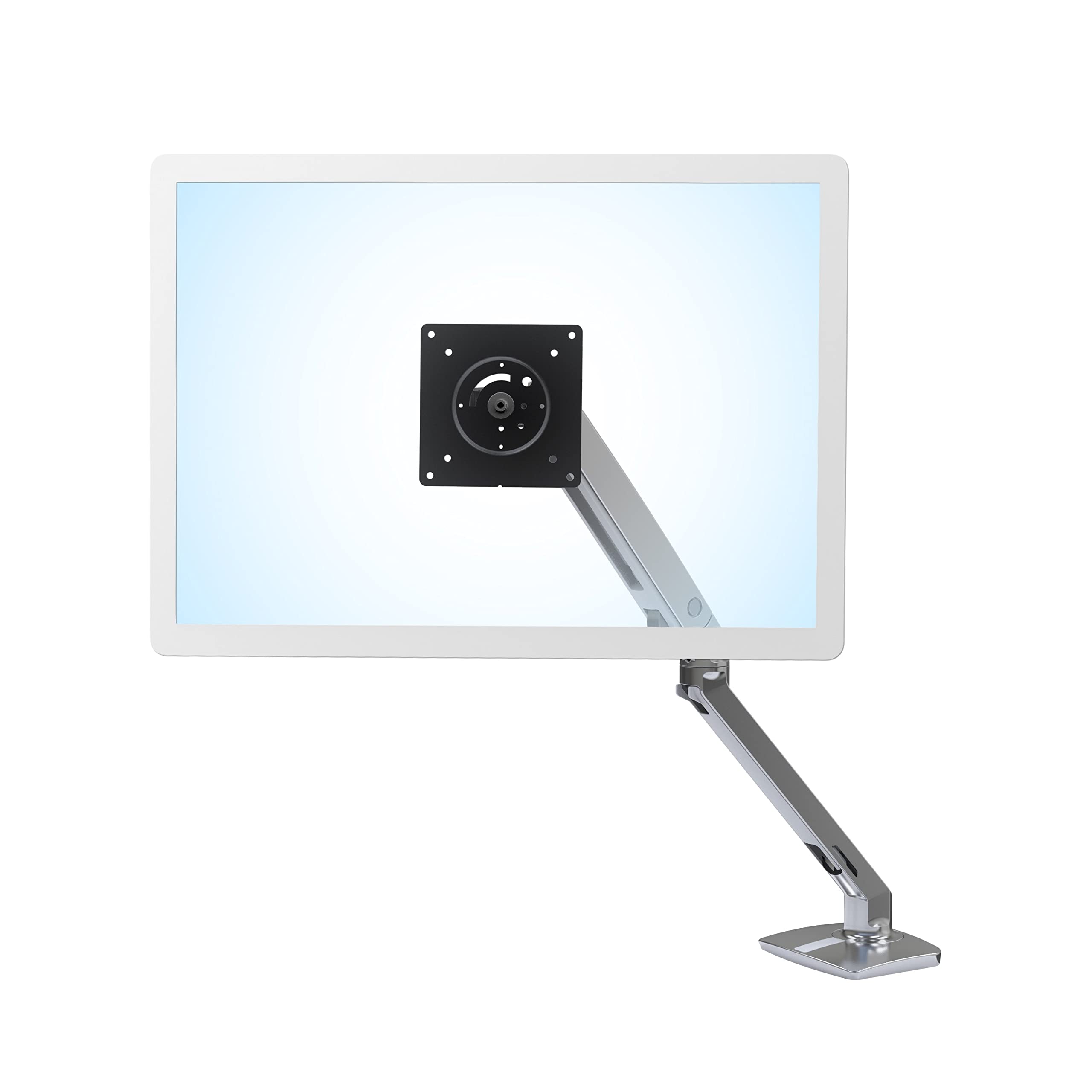 Ergotron � MXV Single Monitor Arm, VESA Desk Mount � for Monitors Up to 34 Inches, 7 to 20 lbs � Polished Aluminum
