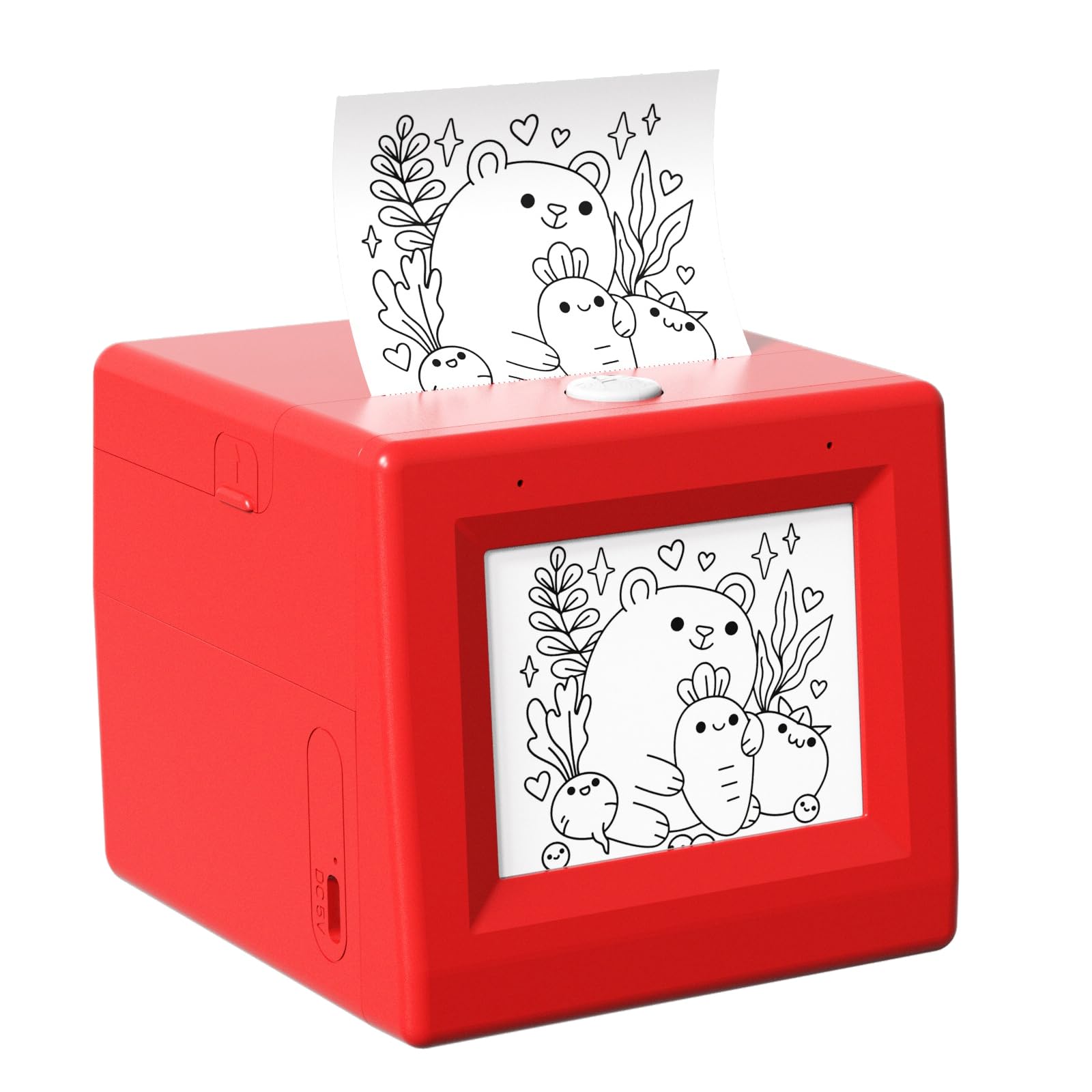 JUMP HERO Smart AI Voice Sticker Maker Machine,Mini Sticker Printer for Kids, Inkless Portable Thermal Sticker Printer Box with 