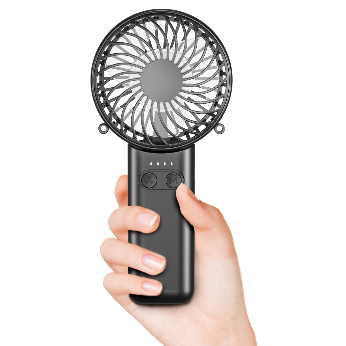 Handfan 2024 Handheld Fan, 5 Speeds Strong Airflow Hand Fan [Max 27 Working Hours], 180 Foldable Compact Design Personal Fan Han