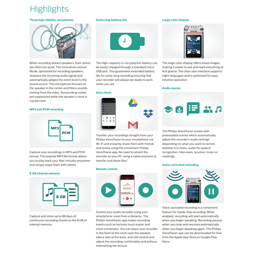 Dvt4110 Voicetracer Digital