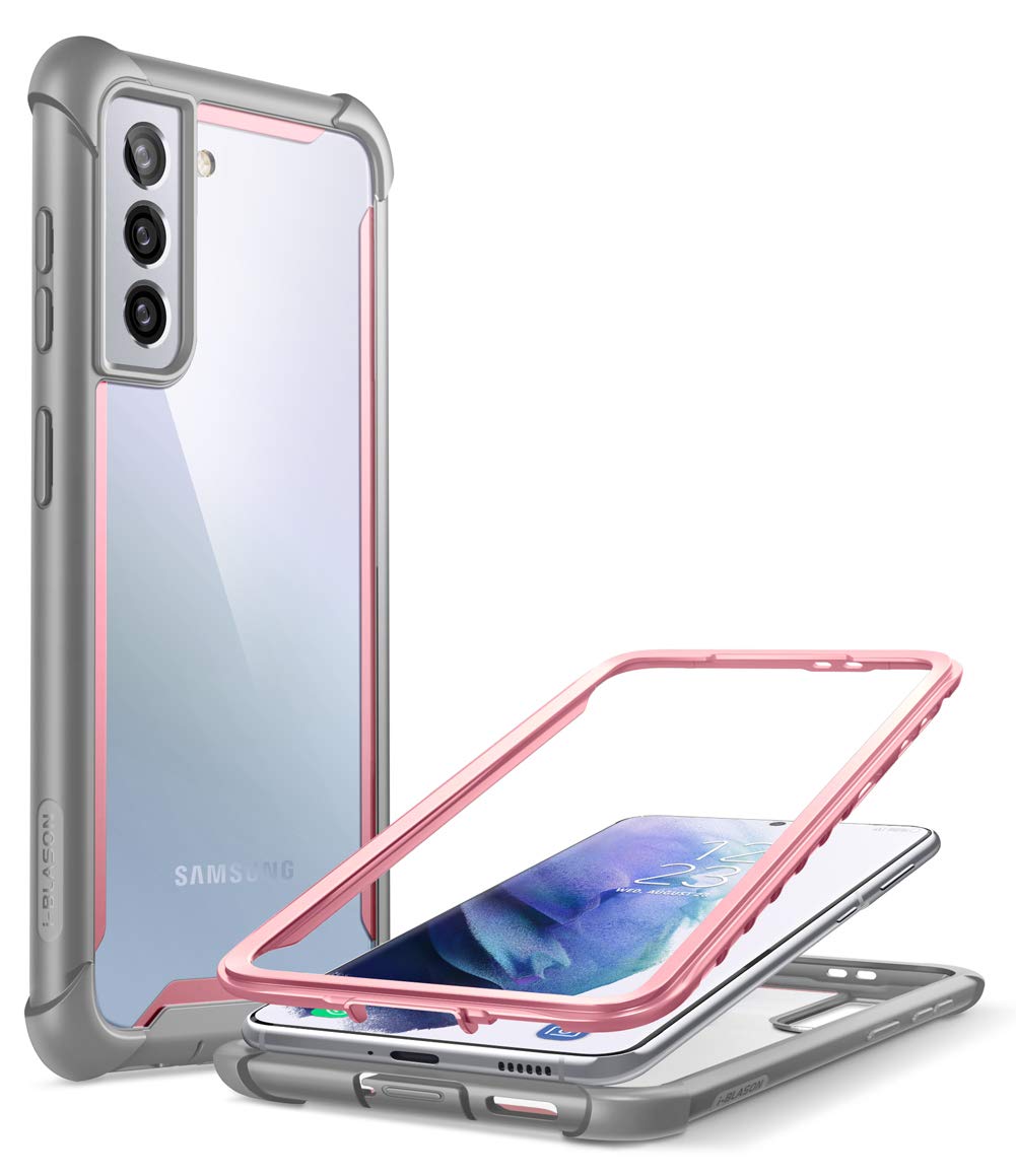 I Blason Ares Series Case Designed For Galaxy S21 Plus 5G (2021 Release), Rugged Clear Bumper Case Without Built In Screen Prote