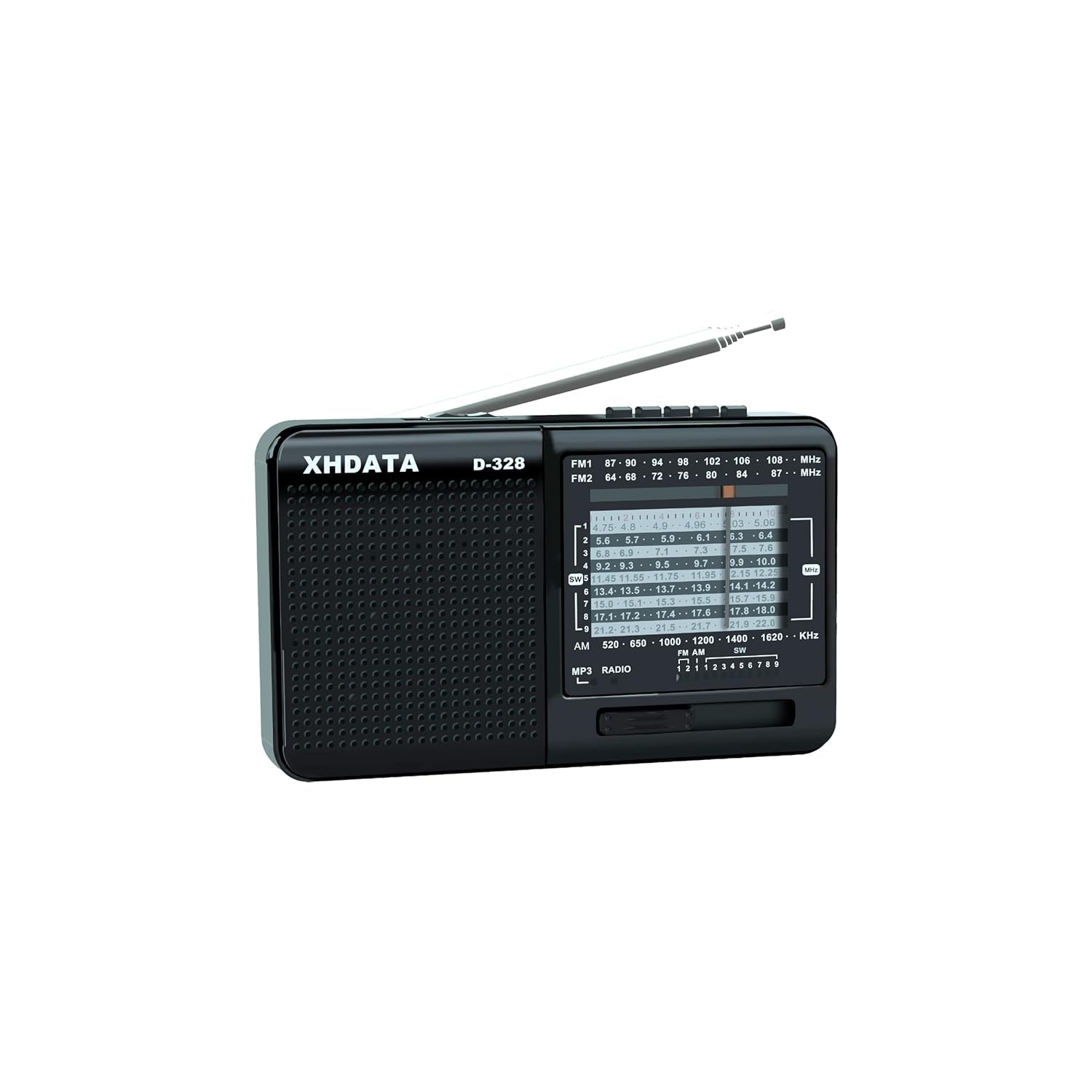 Xhdata D 328 Shortwave Am Fm Dsp Portable Small Multi Band Radio Stereo Mp3 Player With Rechargeable Battery Earphone Jack Porta