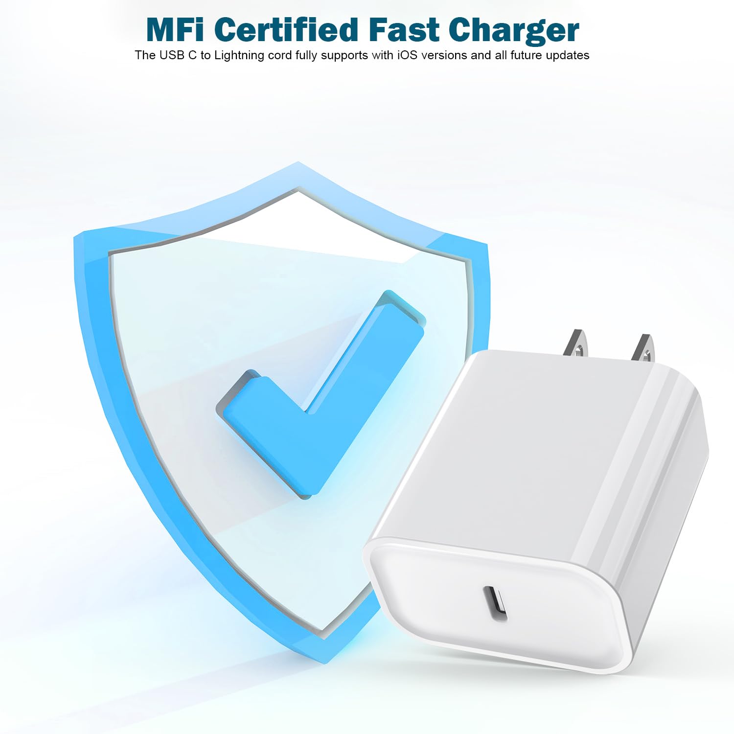 Iphone Fast Charger,Extra Long Fast Charger Iphone 10Foot 2Pack Iphone Charger 20W 10Ft Fast Iphone Fast Charging Usb C To Light