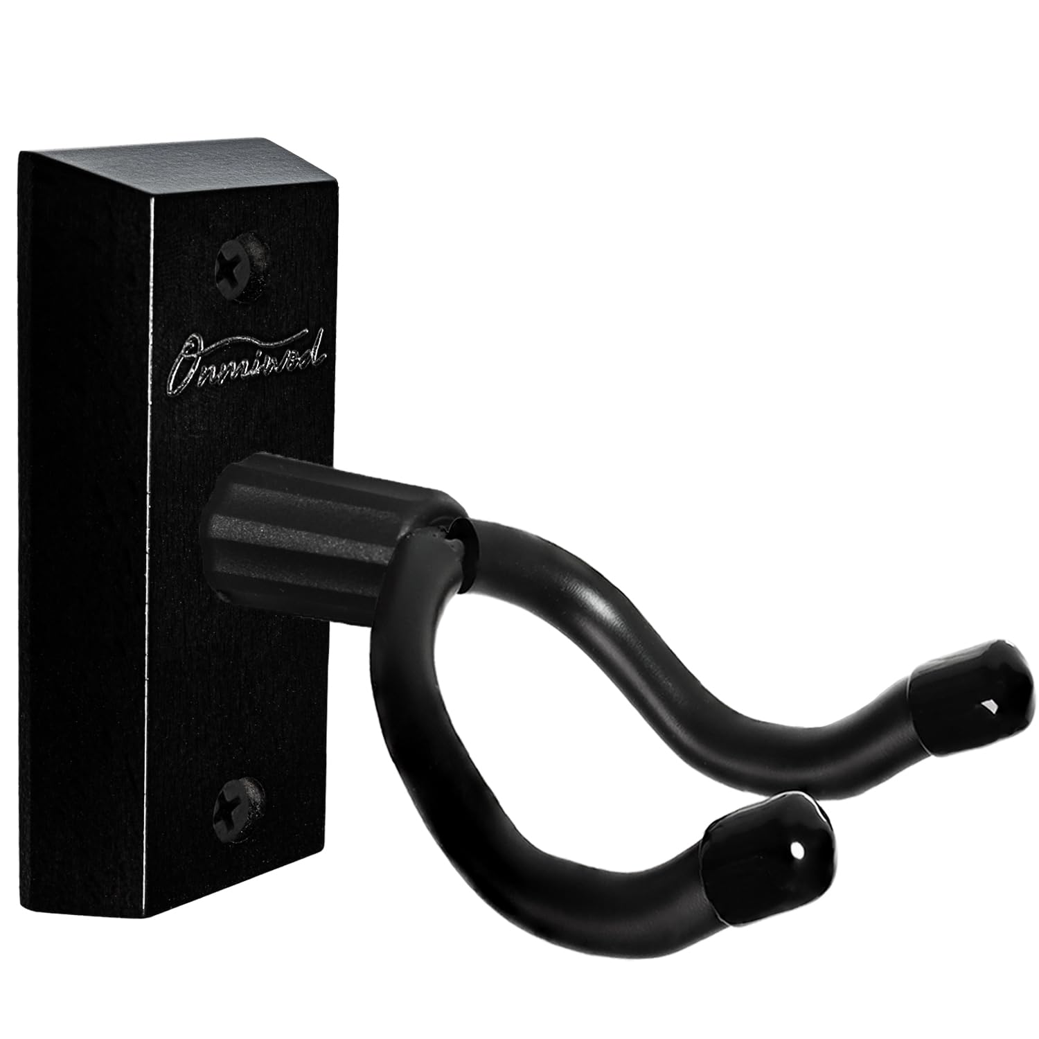 Ukulele Wall Mount Hanger, Black Hardwood U Shaped Ukulele Holder Hanger, Ukulele Wall Mount Hook For Ukulele Banjo Mandolin Con