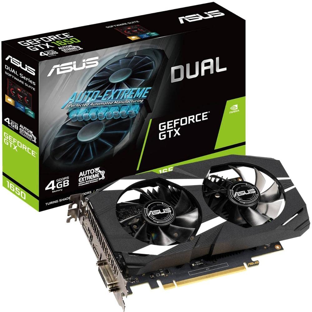 ASUS VCX DUALGTX16504G Dual GeForce GTX 1650 4GB Retail