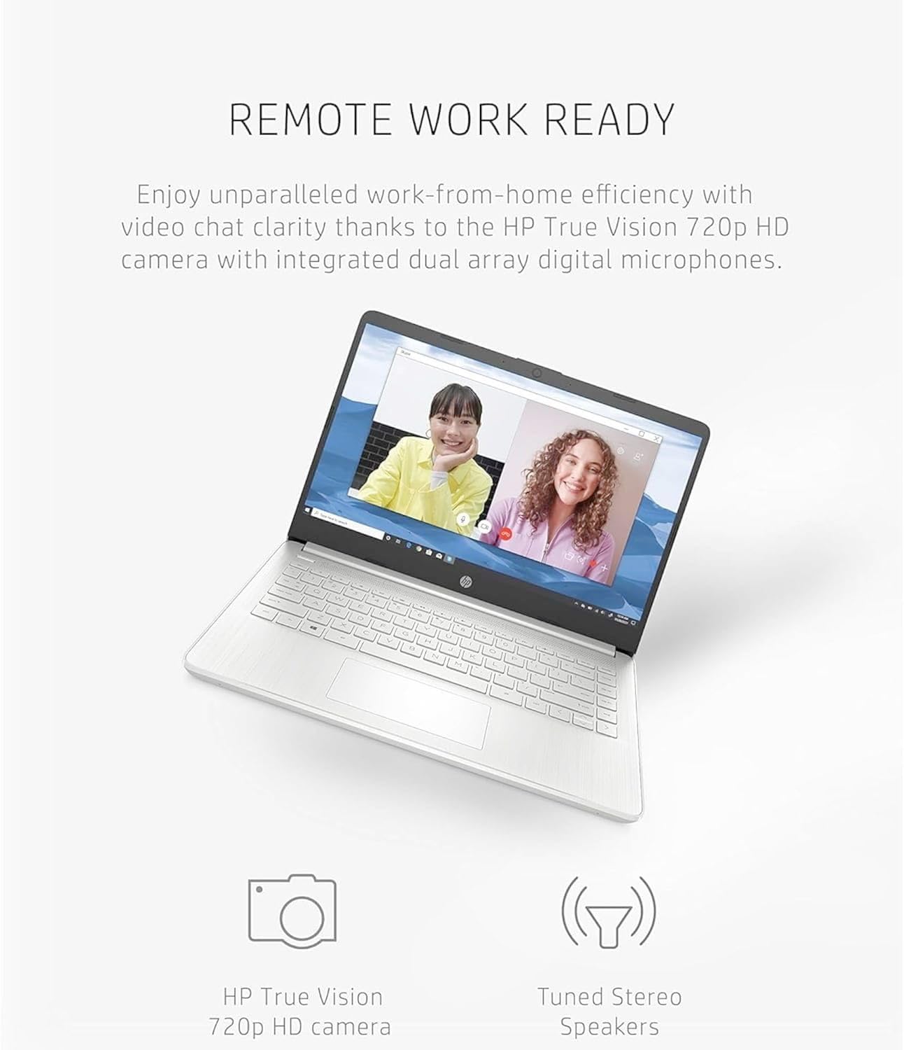 Hp Flagship 14'' Laptop With Free Ai-Powered Microsoft 365 | Bluetooth Earphones | 16Gb Ram | 512Gb External Drive & 64Gb Onboar