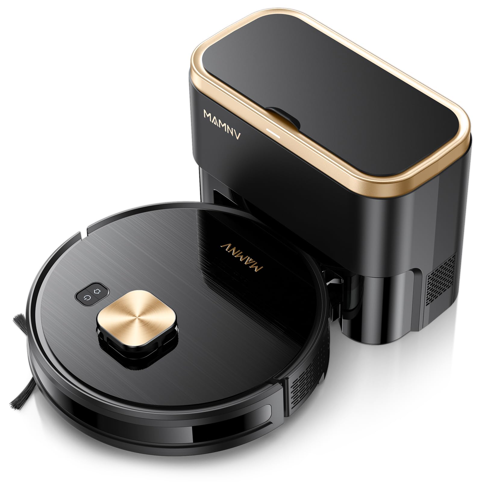 MAMNV Robot Vacuum and Mop, 11500 Pa Suction, 3in1 Robotic Vacuum with Smart LiDAR Navigation, 90 Day SelfEmptying,160 Min Ru