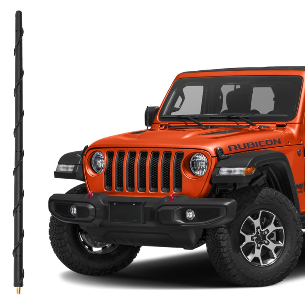 Ksaauto 16 Inch Antenna For 2007 2024 Jeep Wrangler Jk Jl Jku Jlu Gladiator Jt, Jeep Exterior Accessories, Jeep Antenna Replacem