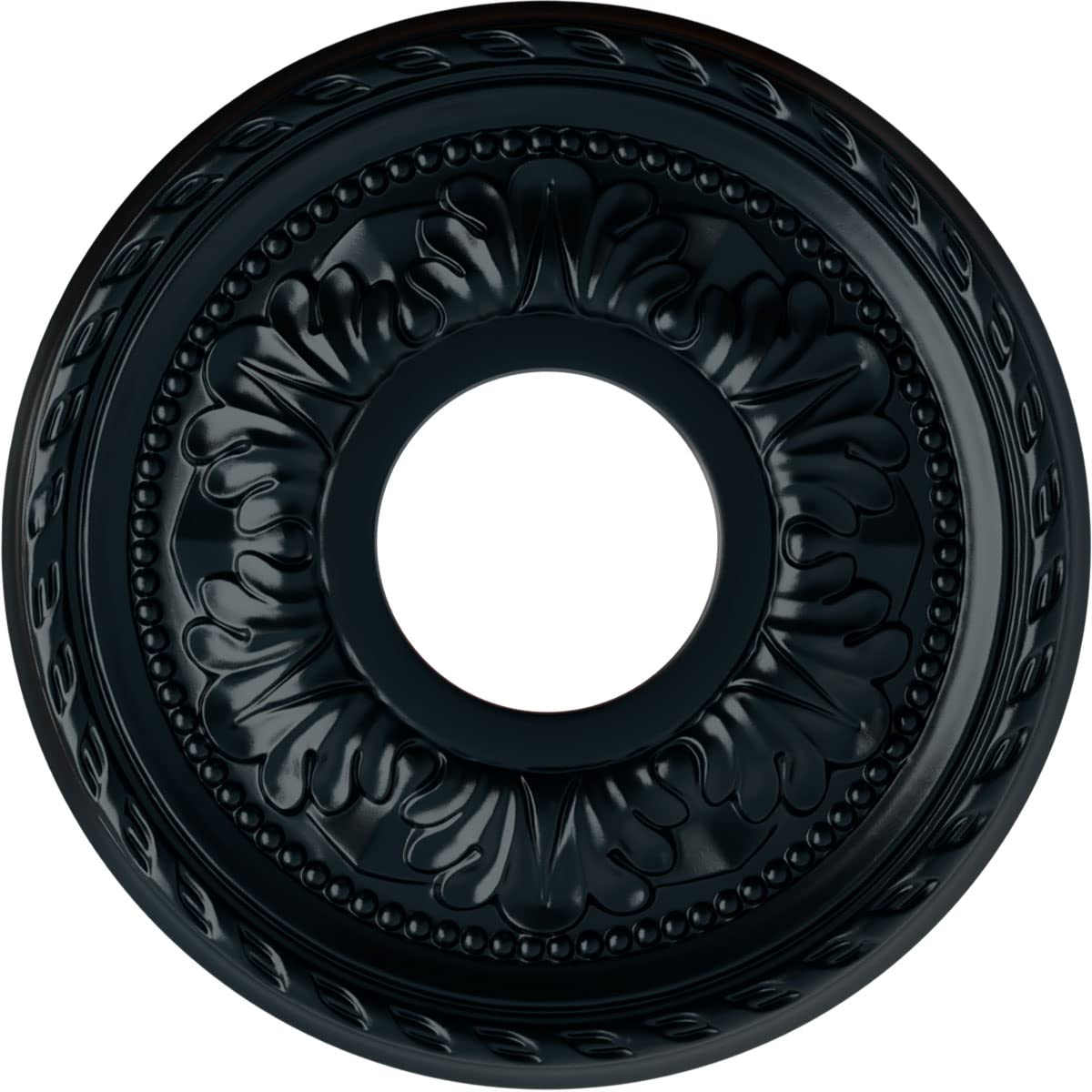 Ekena Millwork Palmetto Ceiling Medallion, Night Shade