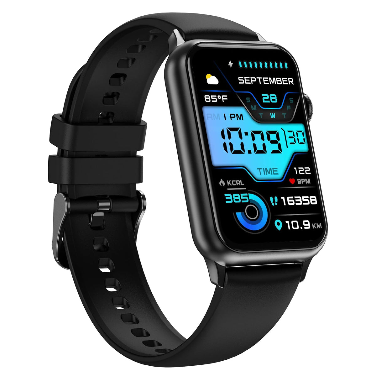 Health Fitness Tracker Smart Watch With 24/7 Heart Rate Blood Oxygen Blood Pressure Monitor Sleep Tracker 128 Exercise Modes Ste