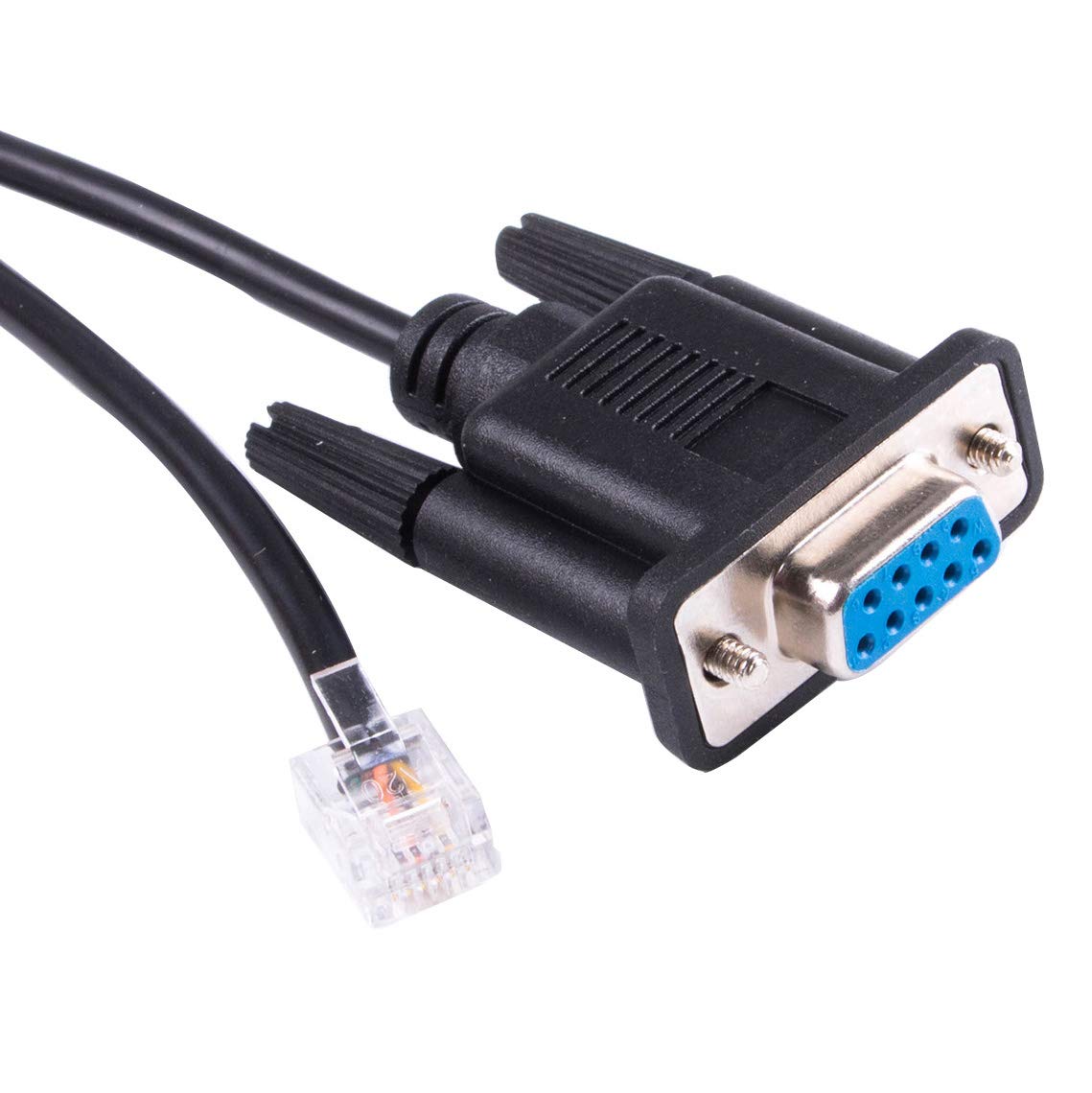 Suamdoen Db9 To Rj12 6P6C Serial Cable For Spectra Pos Card Reader