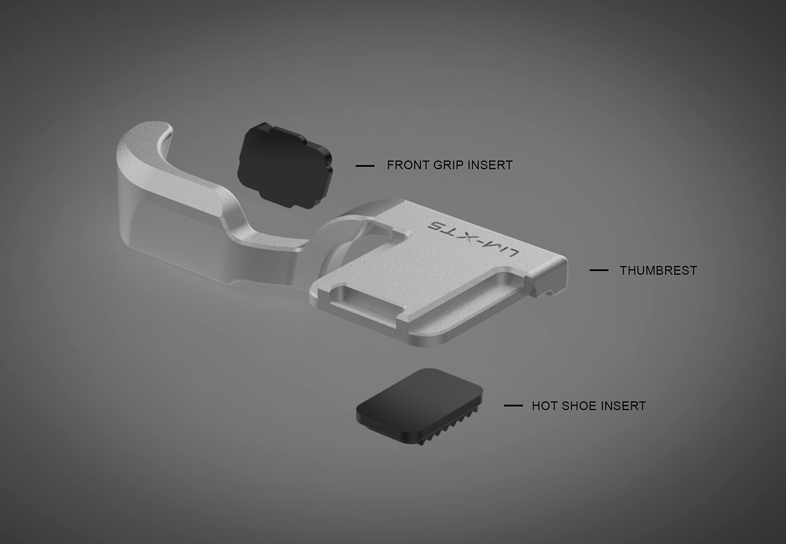 Lensmate Thumb Grip for Fujifilm X-T5 - Black Ergonomic Camera Accessory for Improved Handling and Stability