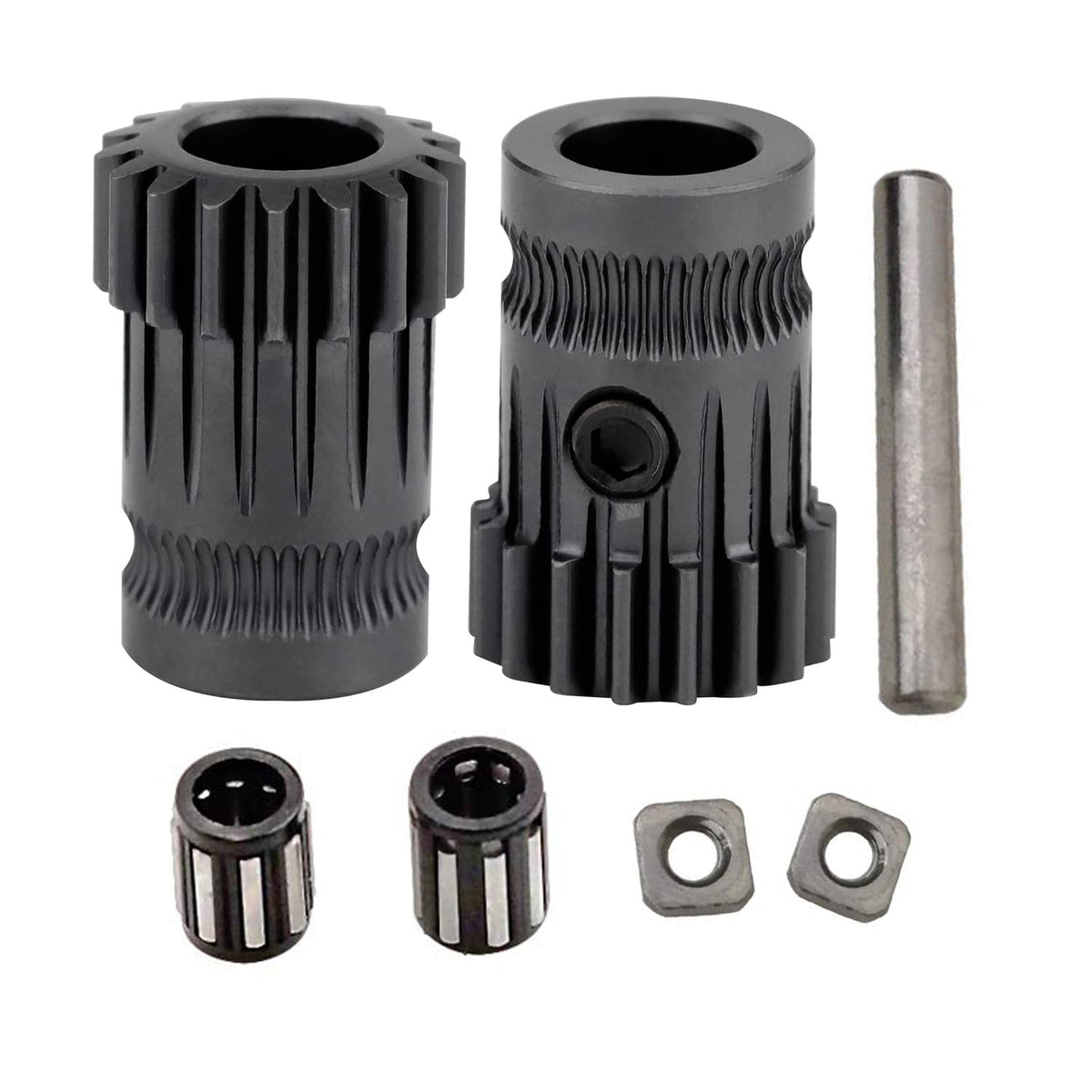 Polisi3D 3D Printer Hardened Steel Mk3 Drive Gear Extruder Dual Gears Kit Drivegears Extrusion Wheel For Upgrade Prusa I3 Mk2Mk2