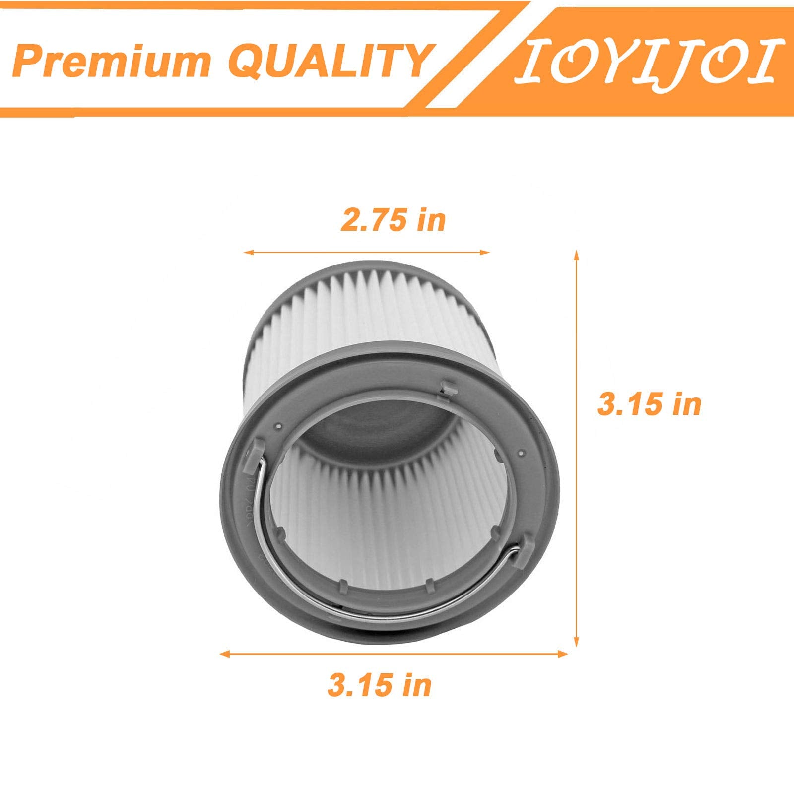 Ioyijoi 8 Pack Vac Replacement Filters For Black & Decker Pvf110 Phv1810 Phv1210 Bdh2000Pl Bdh1600Pl Bdh2020Flfh Bdh1620Flfh. Co