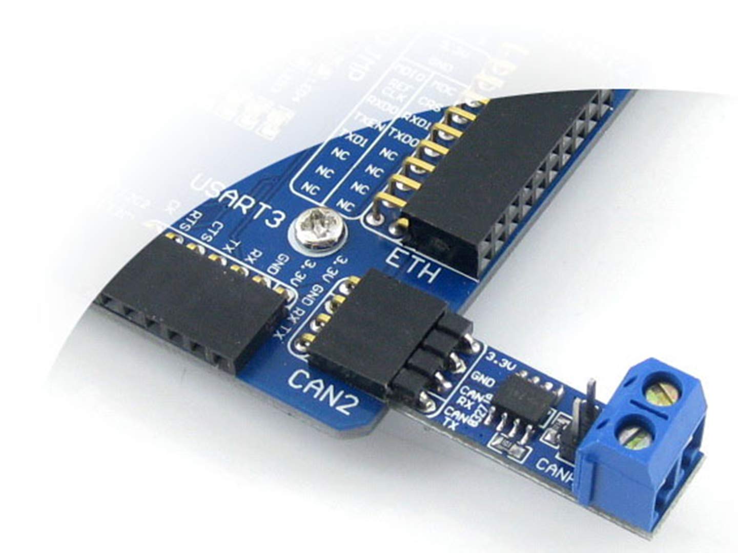 Waveshare Sn65Hvd230 Can Board Connecting Mcus To Can Network Features Esd Protection Communication Evaluation Development Board