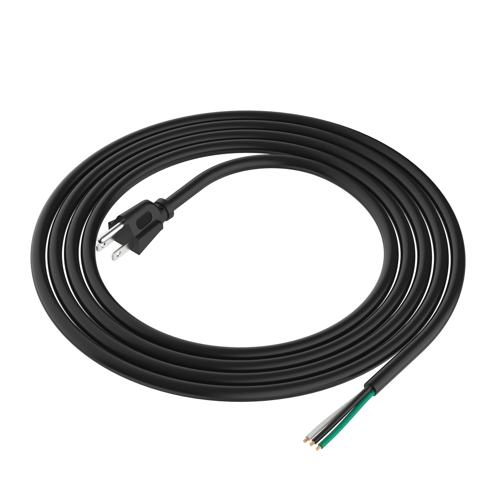 10Ft 14 Gauge 3 Prong Heavy Duty Replacement Power Supply Cord Cable   Heavy Duty Power Cord For Power Tools, 110V 115V 120V Pig