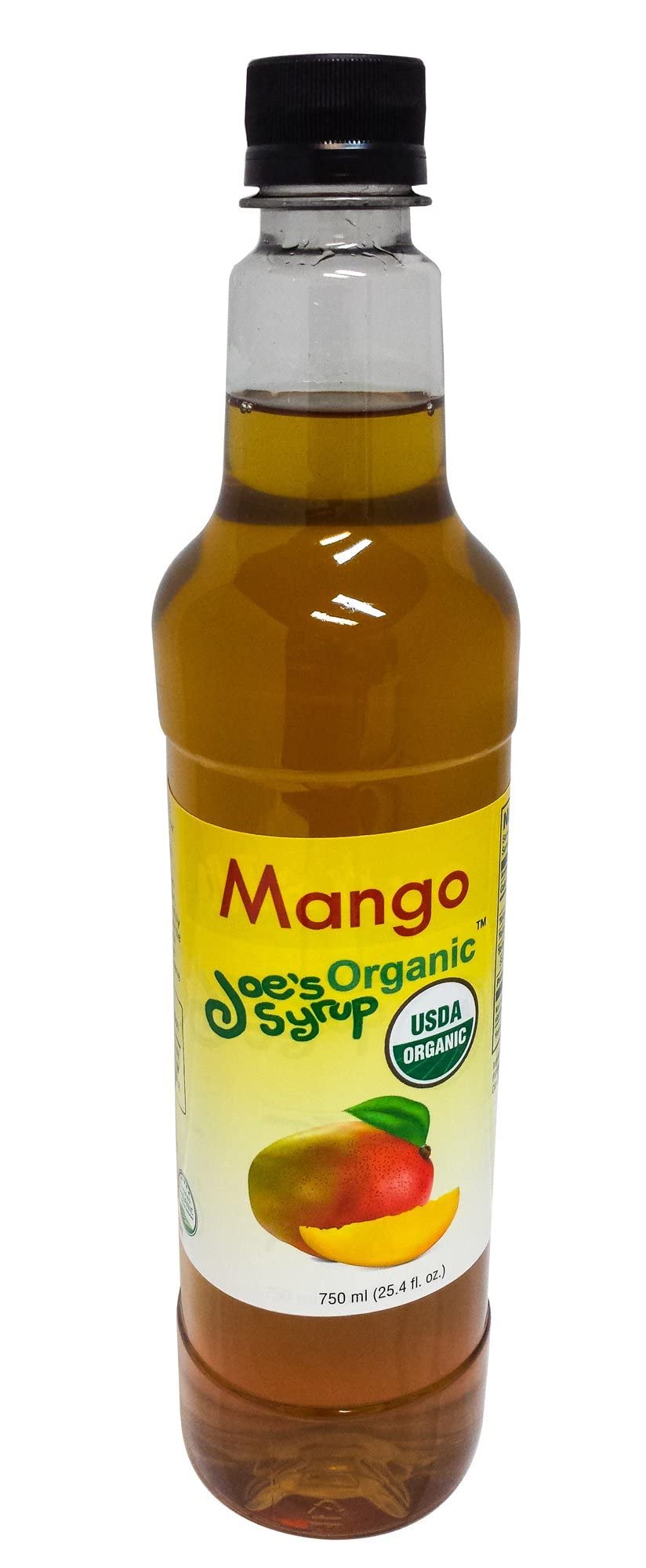 Joeas Syrup Organic Flavored Syrup, Organic Mango, 750 Ml