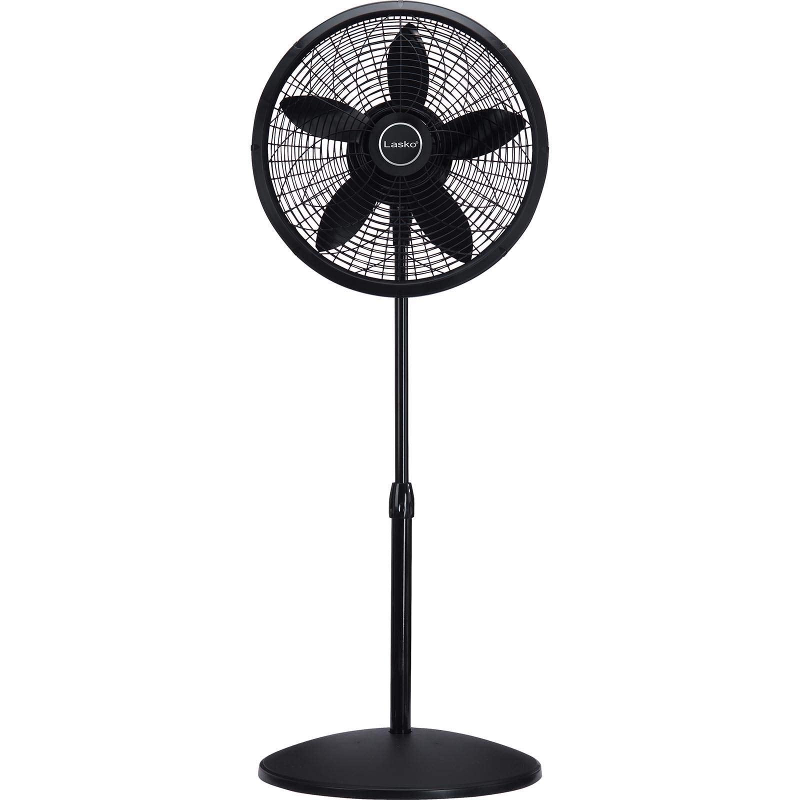 Lasko 18 In. Adjustable Elegance And Performance Pedestal Fan, Black 18''/Black