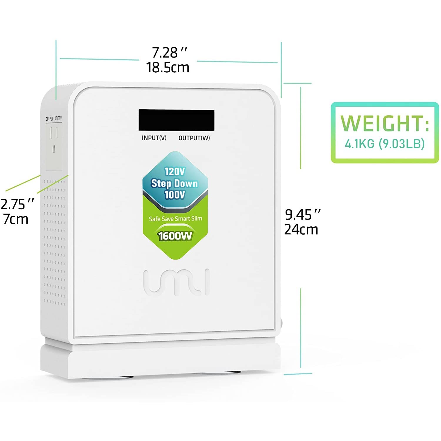 120V To 100V Voltage Converter 1600Watts Step Down Toroidal Voltage Converter For Japan Appliances Used In Us[Ce, Cqc Certified]