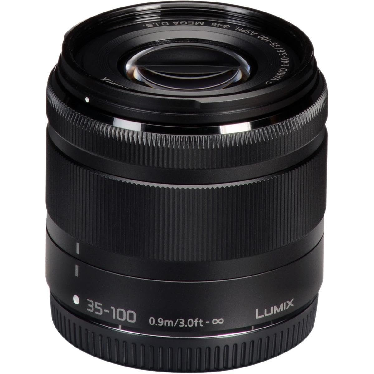 Panasonic Lumix G Vario Lens, 35-100Mm, F4.0-5.6 Asph., Mirrorless Micro Four Thirds, Mega Optical I.S., H-Fs35100K (Usa Black)