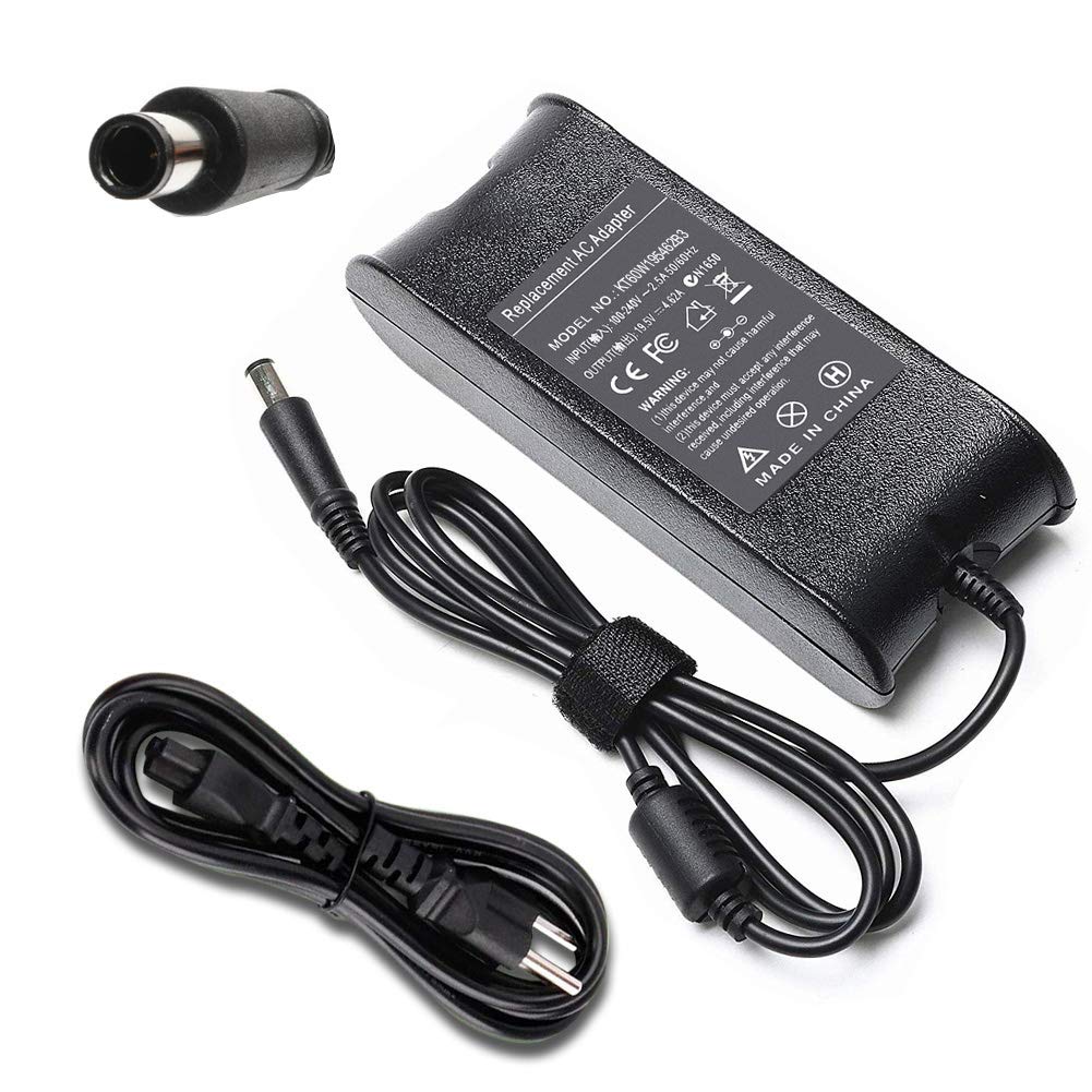 90W 19.5V 4.62A Ac Charger Compatible With Dell Inspiron 17R N7110 N5110 1720 1537 1564 N4110 3721 6000 6400 Latitude E6410 E4310 3450 3543 E4300 E6220 E6400 E6510 Xps M1330 M1530 Studio 1737 1558