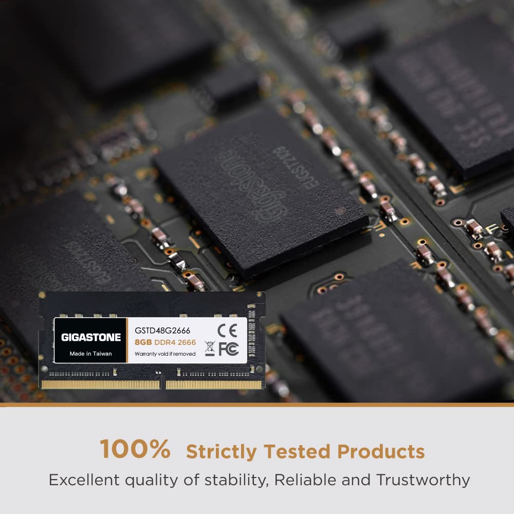 ?Ddr4 Ram? Gigastone 8Gb Ddr4 2666Mhz (2400Mhz Or 2133Mhz) Pc4 21300 (Pc4 19200/17000) Cl19 1.2V Sodimm 260 Pin Unbuffered Non E