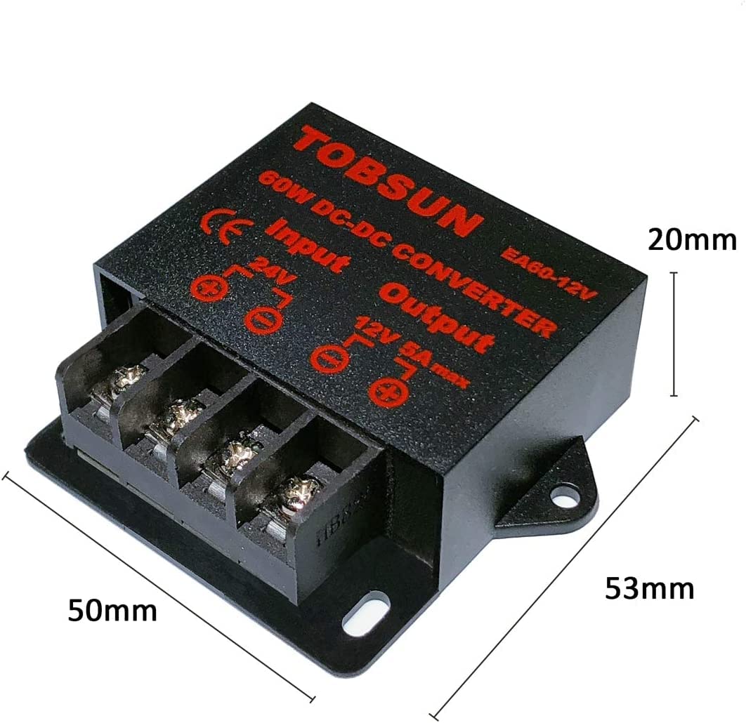Dc Voltage Regulator Buck Converter Dc 24V Step Down To Dc 12V 5A 60W Reducer Power Converter Mini Module Transformer
