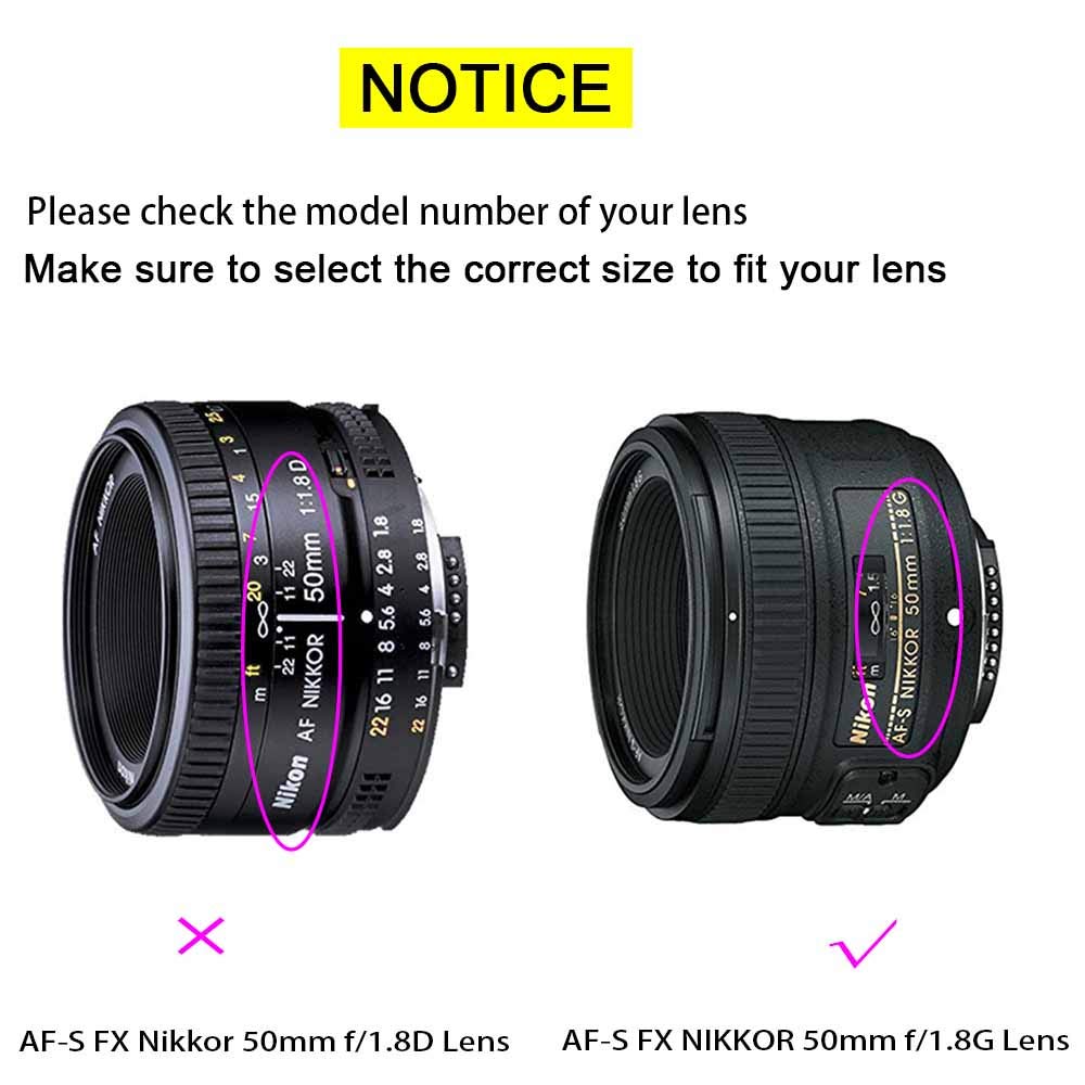 58Mm Lens Cap For Af S 50Mm F/1.8G Lens,Af S 50Mm F/1.4G & 55 300Mm F/4.5 5.6G Nikon D7000 D5100 D3100 D3200 D3300 D90 D5200 Cam