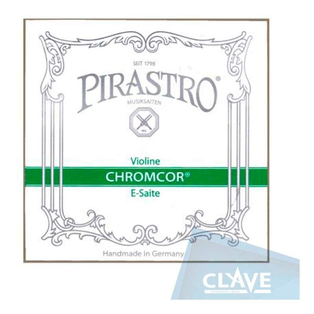 Pirastro Chromcor 4/4 Violin String Set   Medium Gauge With Ball End E