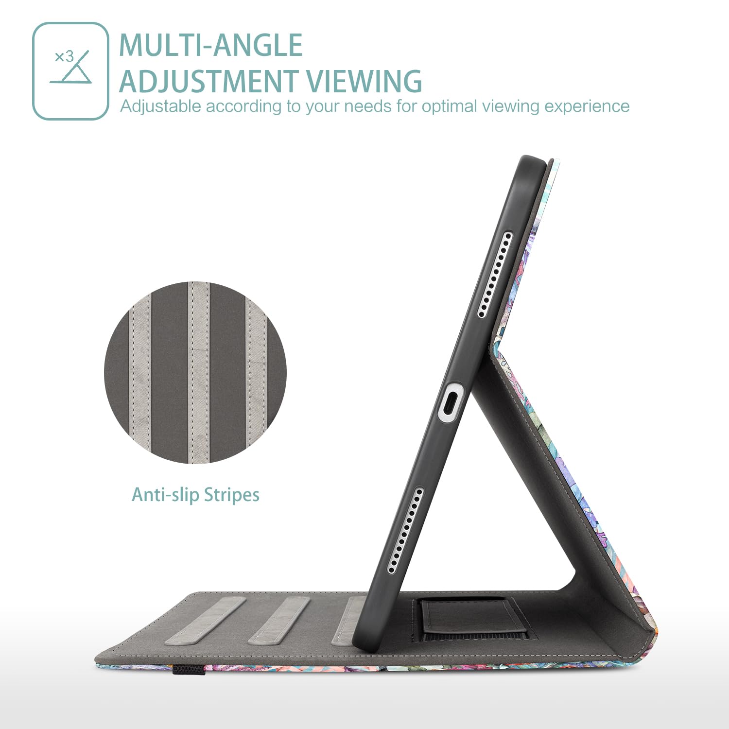 Case For Ipad 10Th Generation Case, For Ipad Case 10Th Generation Kids Men Women Shockproof Case Pencil Holder,Multi Angle Adjus