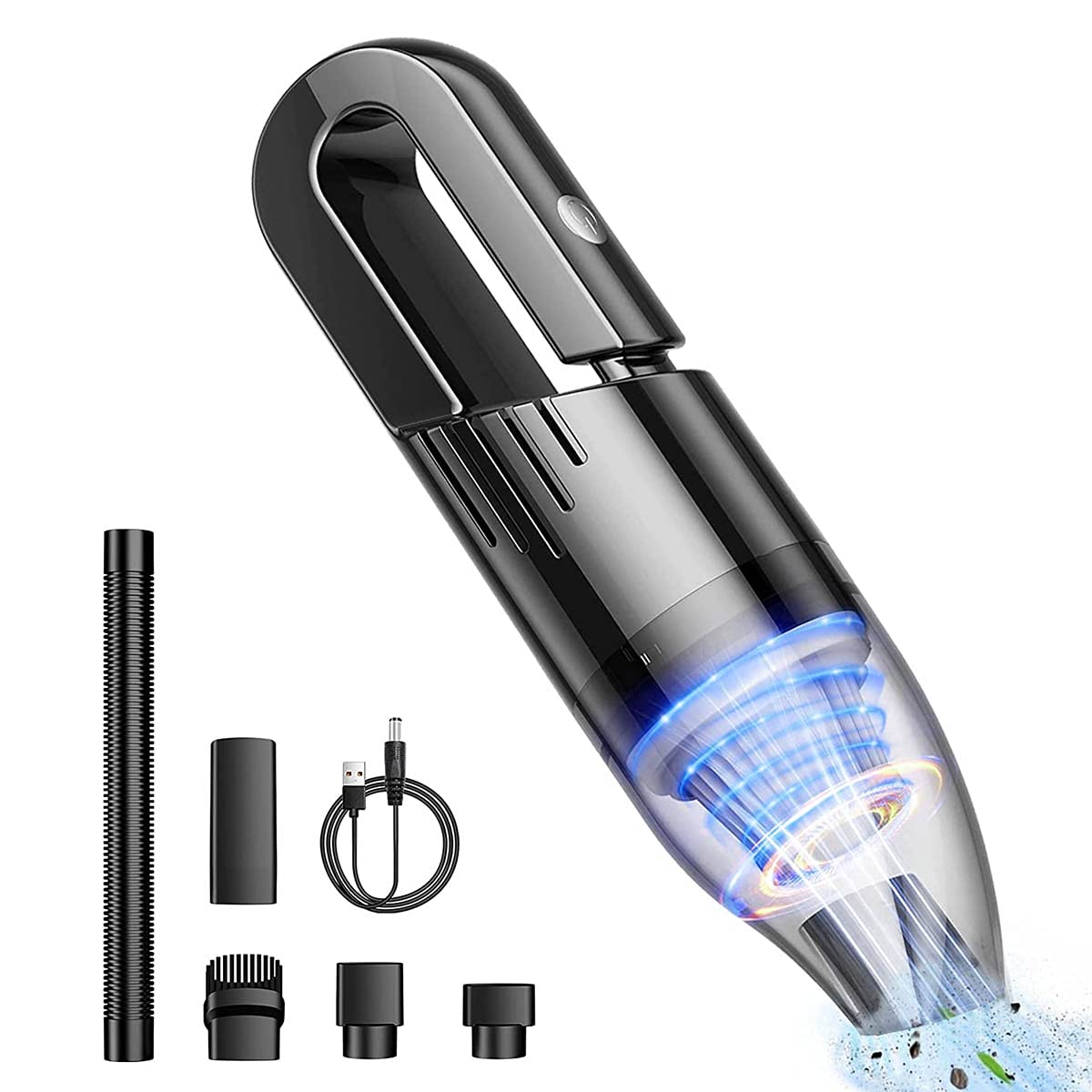 Lipuws Mini Protable Car Vacuum Cordless,Handheld Vacuum For Quick Cleaning,Hand Held Vacuuming, Dust Buster Cordless Rechargeab