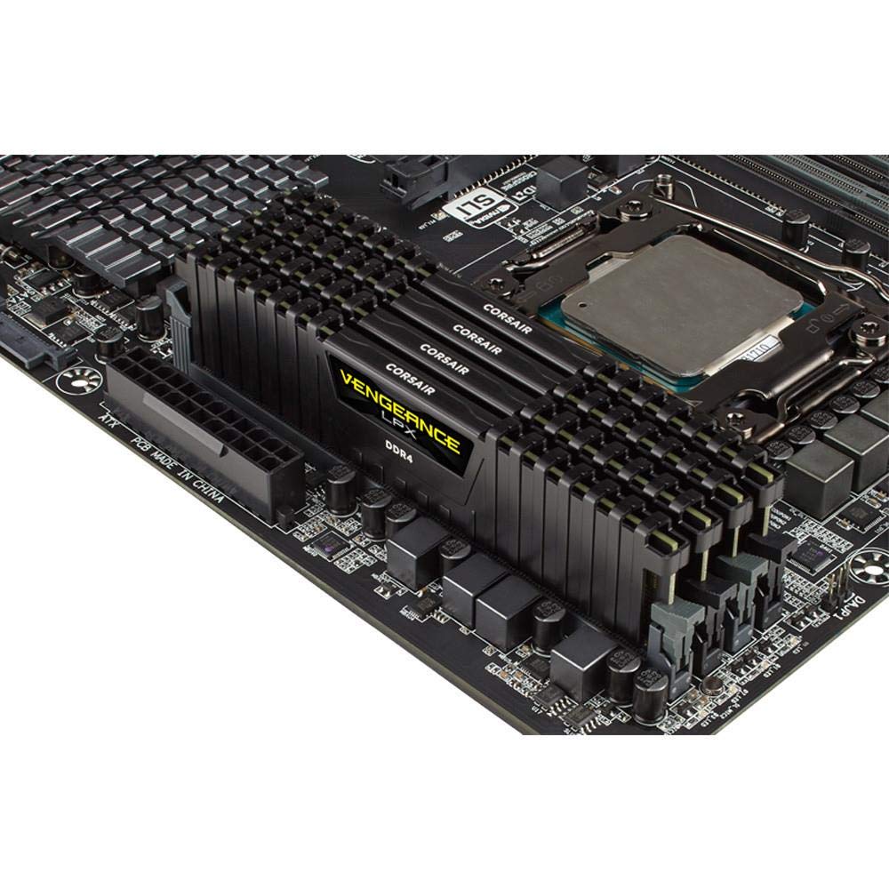 Corsair Lpx 16Gb Ddr4 Dram 2666Mhz C16 Memory Kit Cmk16Gx4M1A2666C16 Black