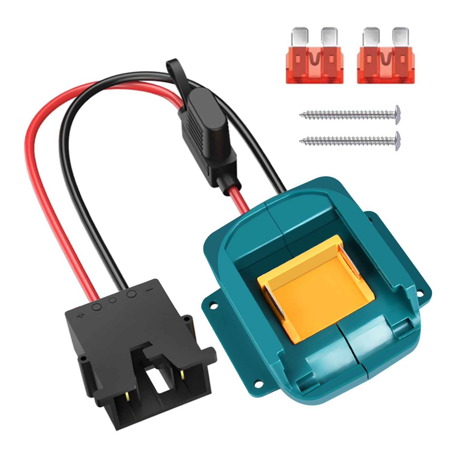 Power Wheels Adapter For Makita 18V Lxt Battery With Wire Harness Connector And Fuse Holder Compatible For Fisher Price 12 Volt