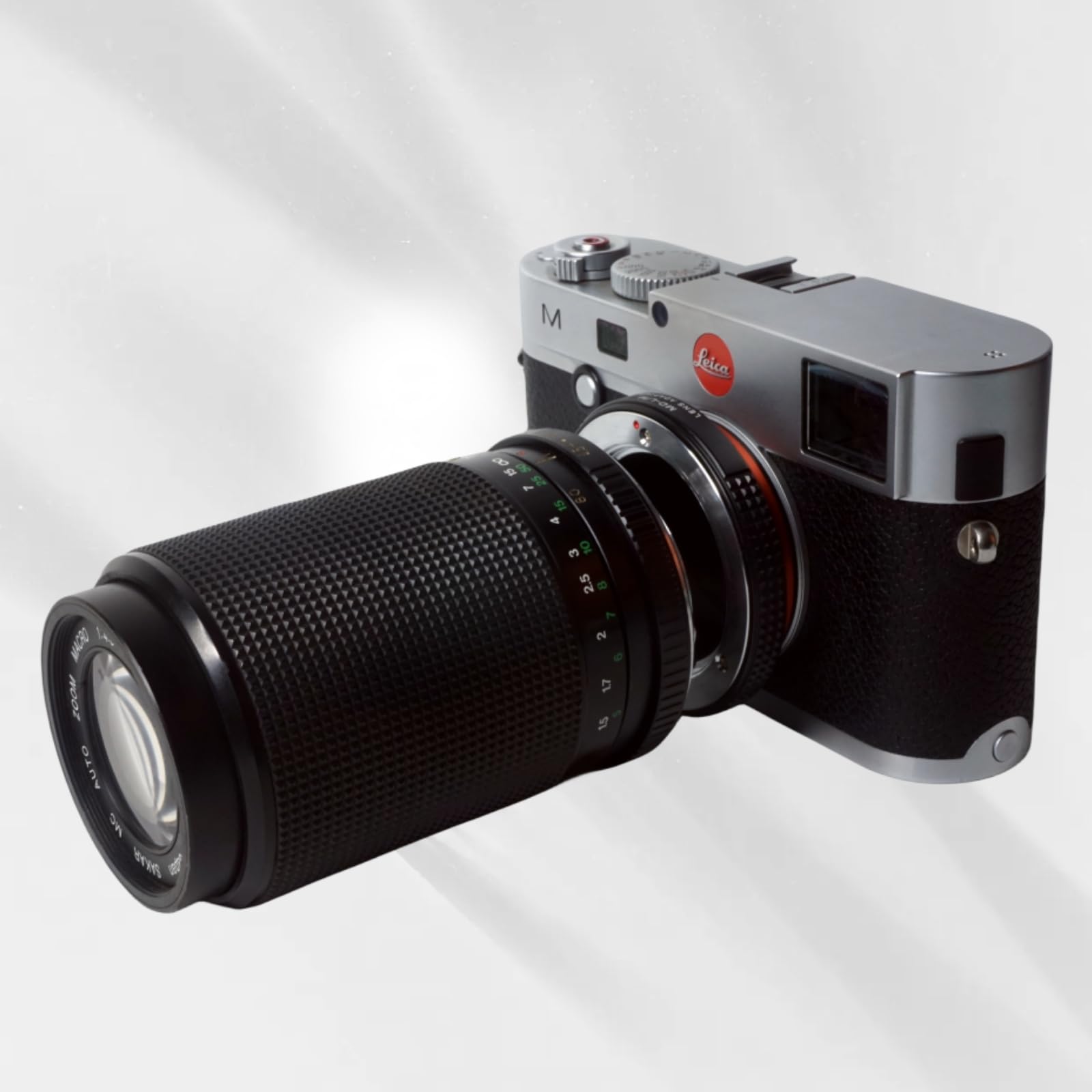 Pholsy Lens Mount Adapter With 6 Bit Coding Compatible With Minolta Md (Mc Sr) Lens To Leica M Mount Camera Body Md To Leica M