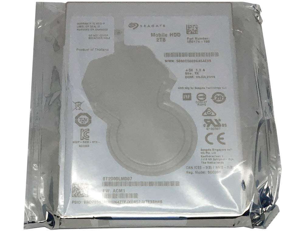 Seagate 2Tb Sata 5.4K Rpm 32Mb 2.5In (St2000Lm007)